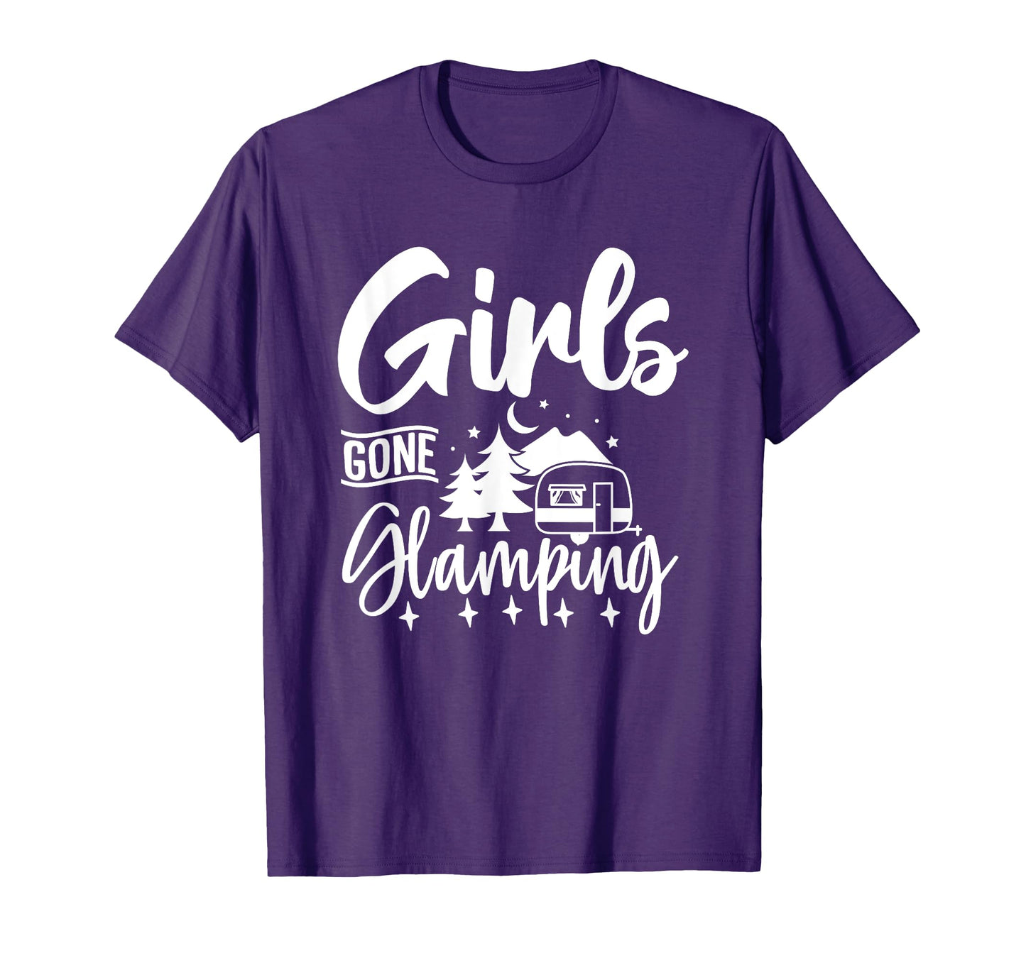 Girls Gone Glamping Nature Adventure Summer Glampers 2024 T-Shirt