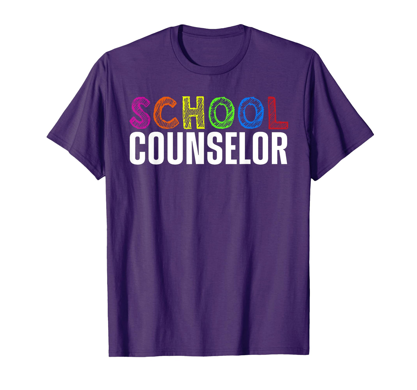 Funny School Counselor Art For Men Women School Counseling T-Shirt