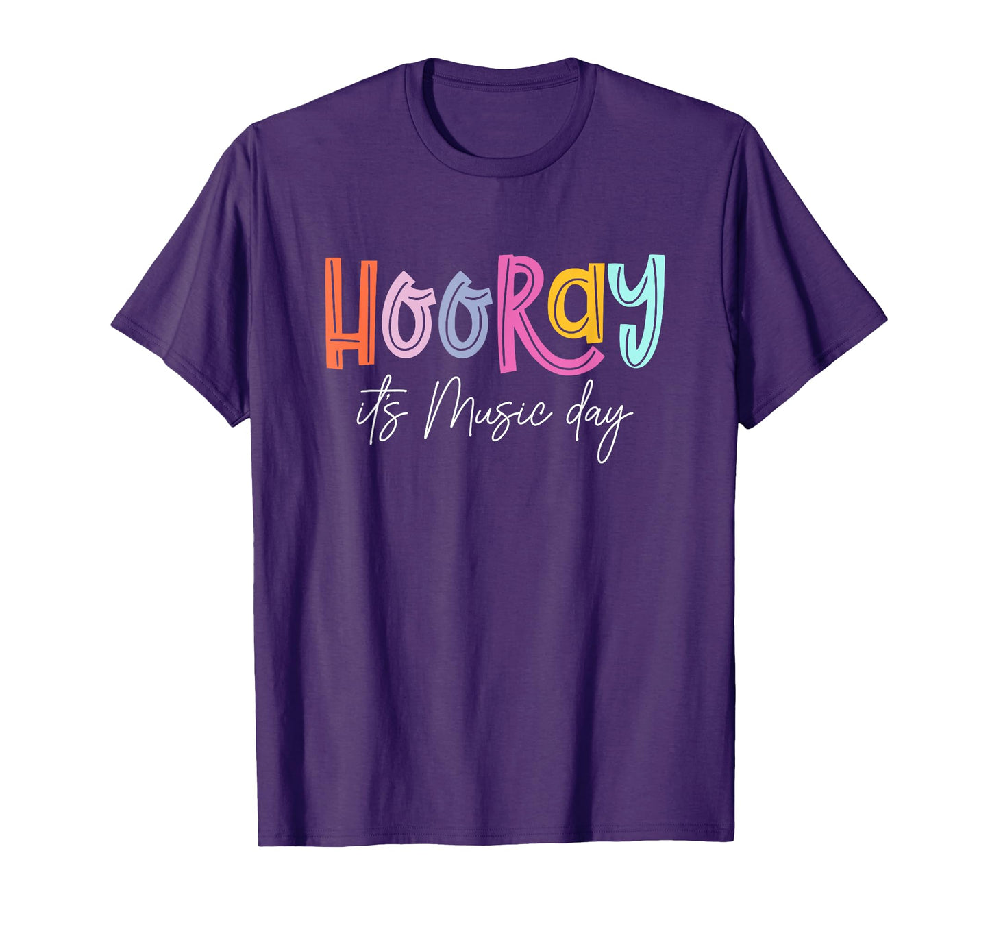 Hooray It's Music Day Music Teacher Back To School 2024 T-Shirt