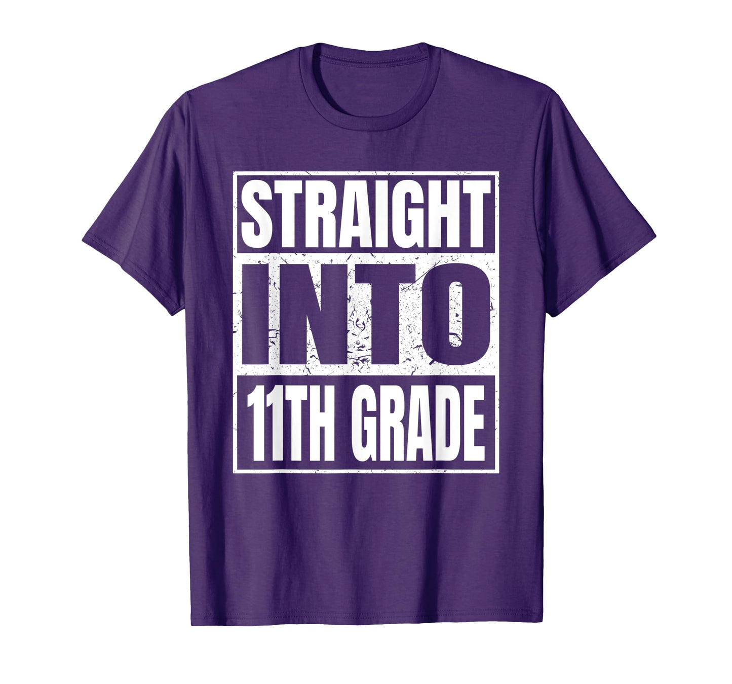 Straight Into 11th Grade Back to School Gifts Eleventh Grade T-Shirt