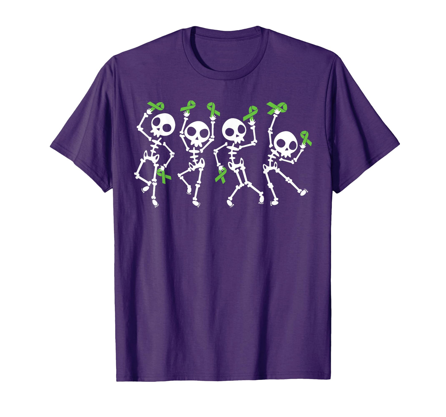 Non-hodgkin Lymphoma Awareness Skeleton Women Men Kids T-Shirt