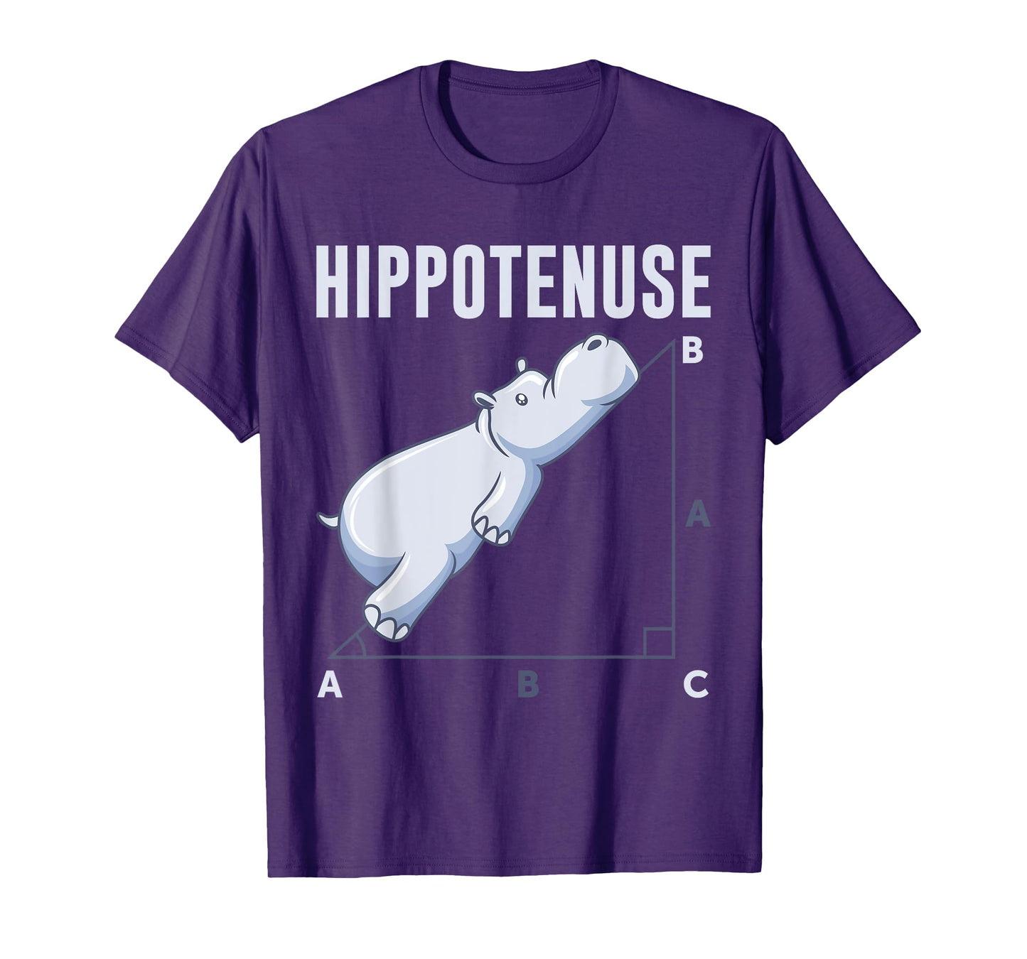Mathematics Hippotenuse Maths Set of Pythagora's Geometry T-Shirt