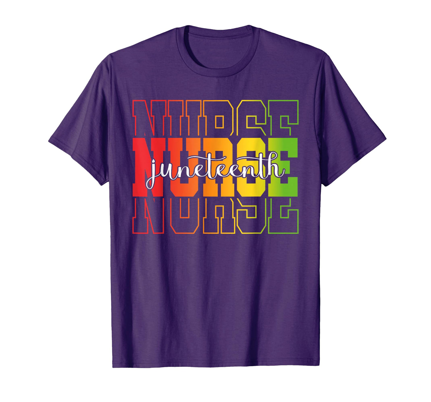 Juneteenth Nurse Melanin Nursing Stethoscope Black History T-Shirt