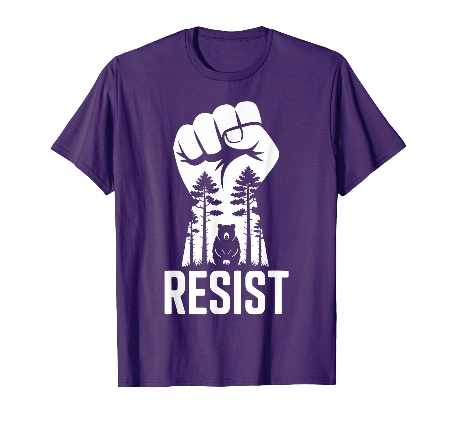 Resist National Park Bear Forest Save Our Parks Wildlife T-Shirt