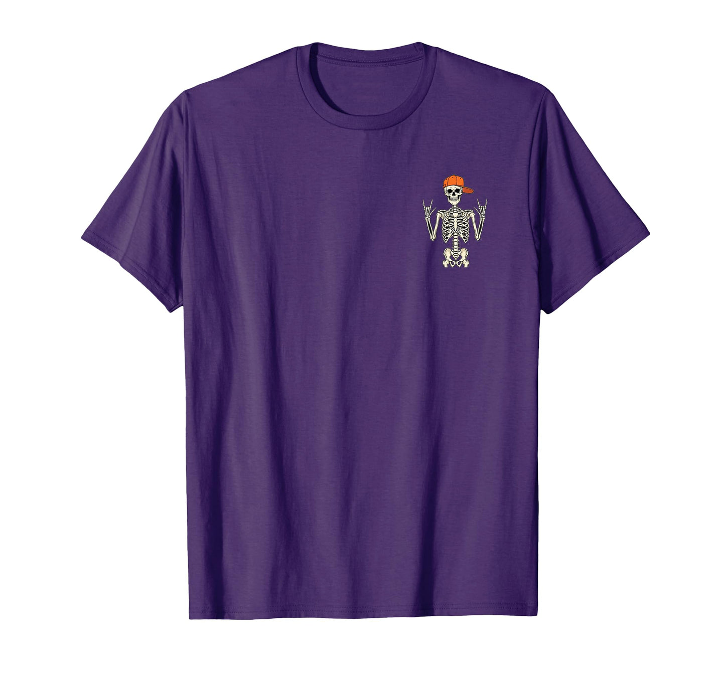 Skeleton Football Player Spooky Style Sport Lovers T-Shirt