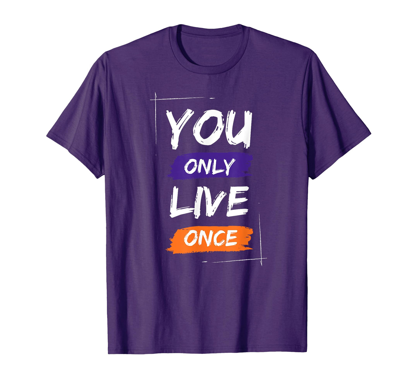 You Only Live Once Cool Retro Sarcastic Graphic Funny T-Shirt