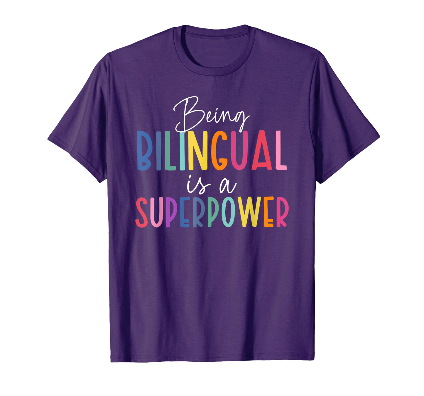 being bilingual is a superpower spanish mexican teacher T-Shirt