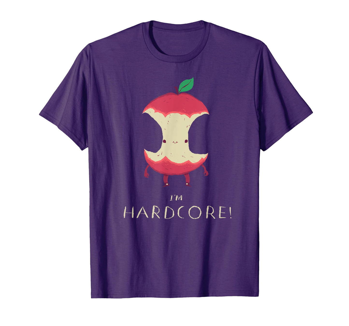 i'm hardcore!, apple-core hardcore T-shirt, pun shirt T-Shirt