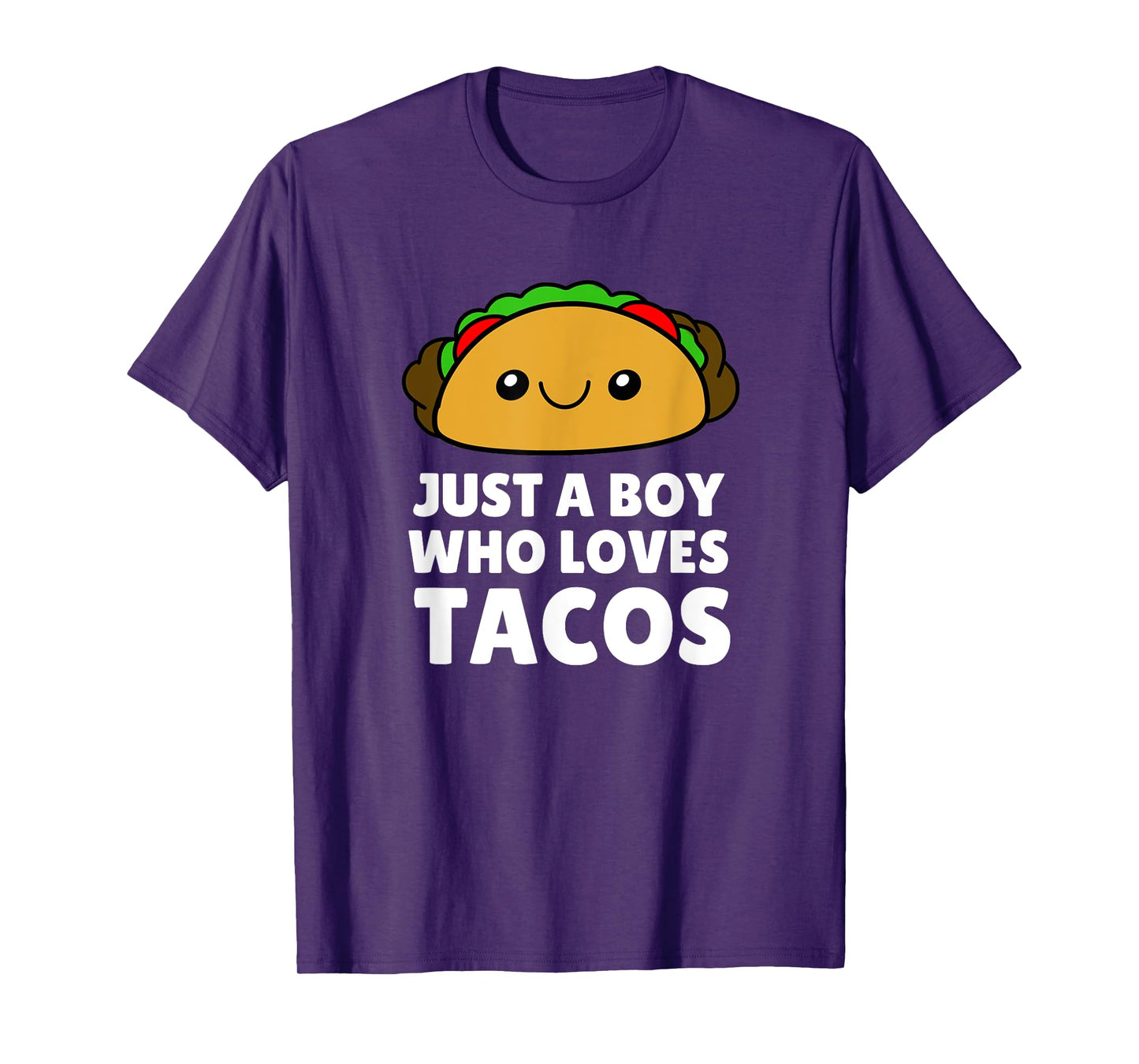 Just A Boy Who Loves Tacos Funny Kids Toddler Baby 5T 4T T-Shirt