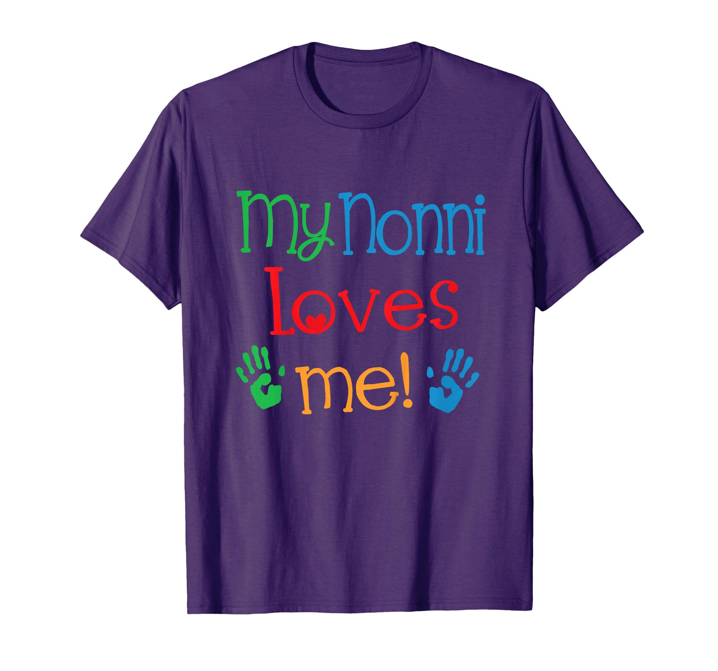 My Nonni Loves Me Grandchild T-Shirt