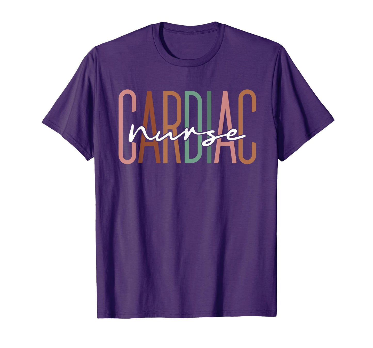 Simple Cicu Cvicu Cardiology Heart Healthcare Cardiac Nurse T-Shirt