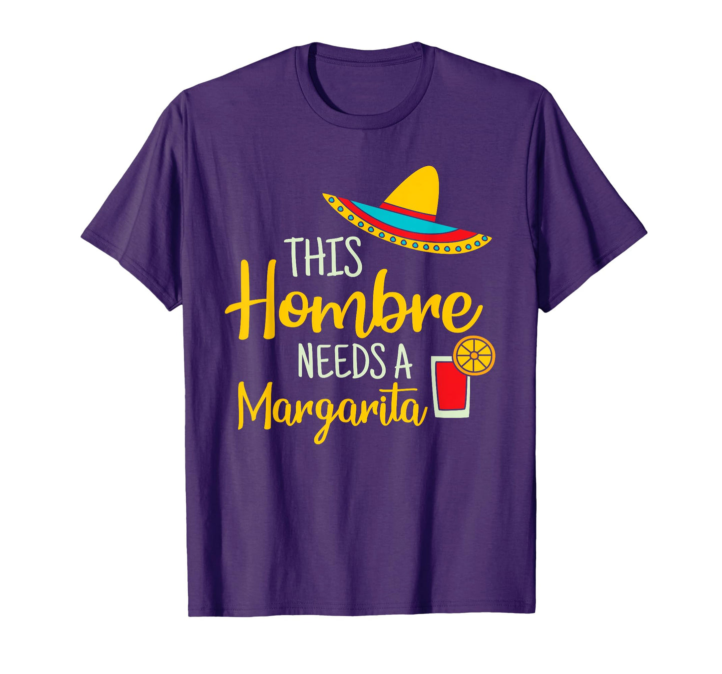 Hombre Margarita Mexican Fiesta Funny Cinco de Mayo T-Shirt