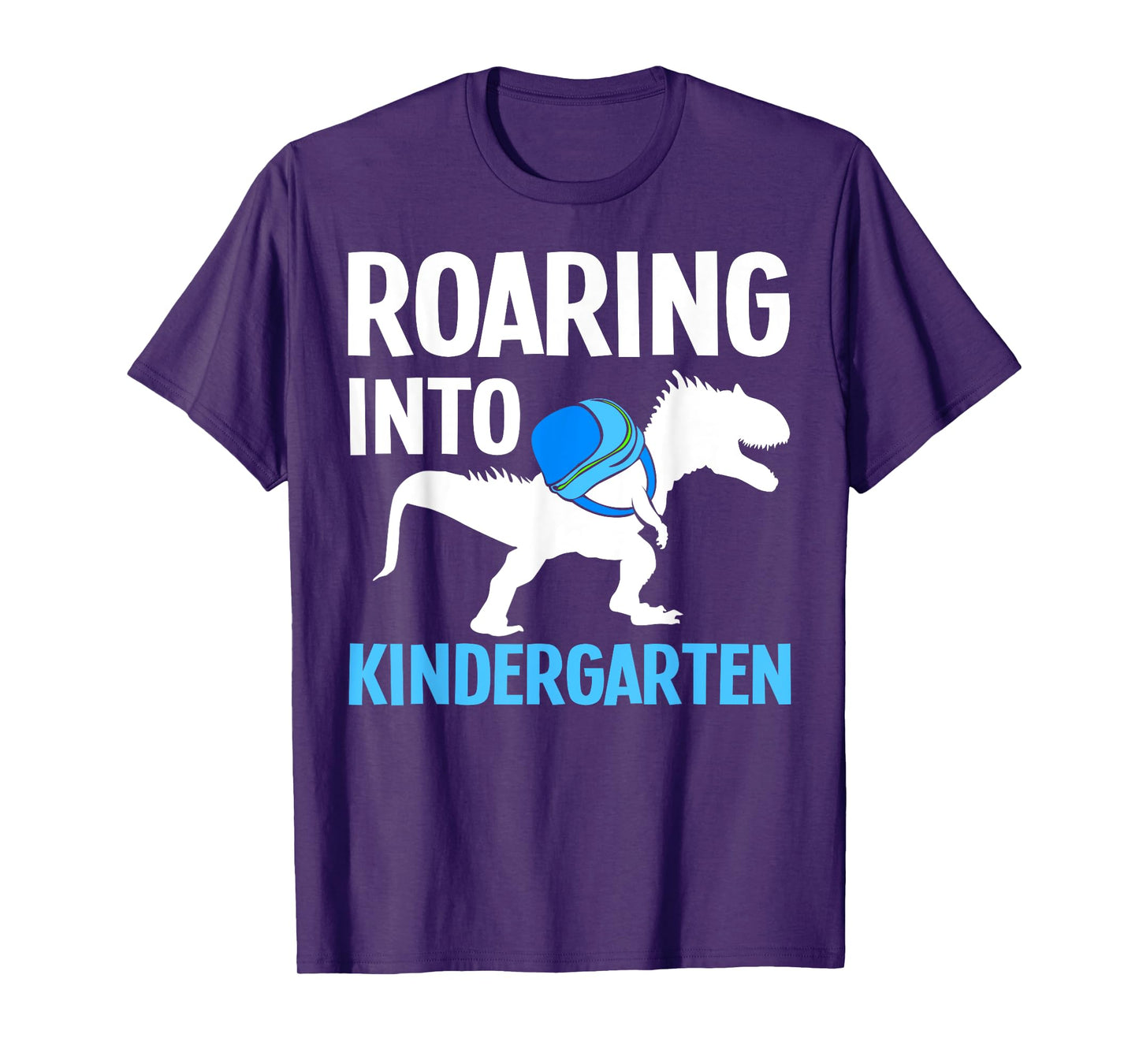 Roaring Into Kindergarten T-Rex First Day Of Kindergarten T-Shirt