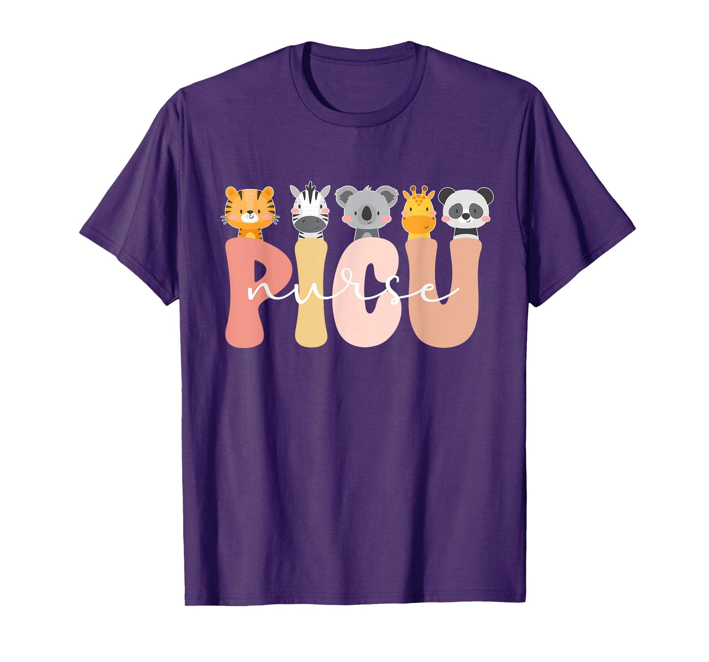 Cute PICU Nurse Pediatric Intensive Care Unit T-Shirt