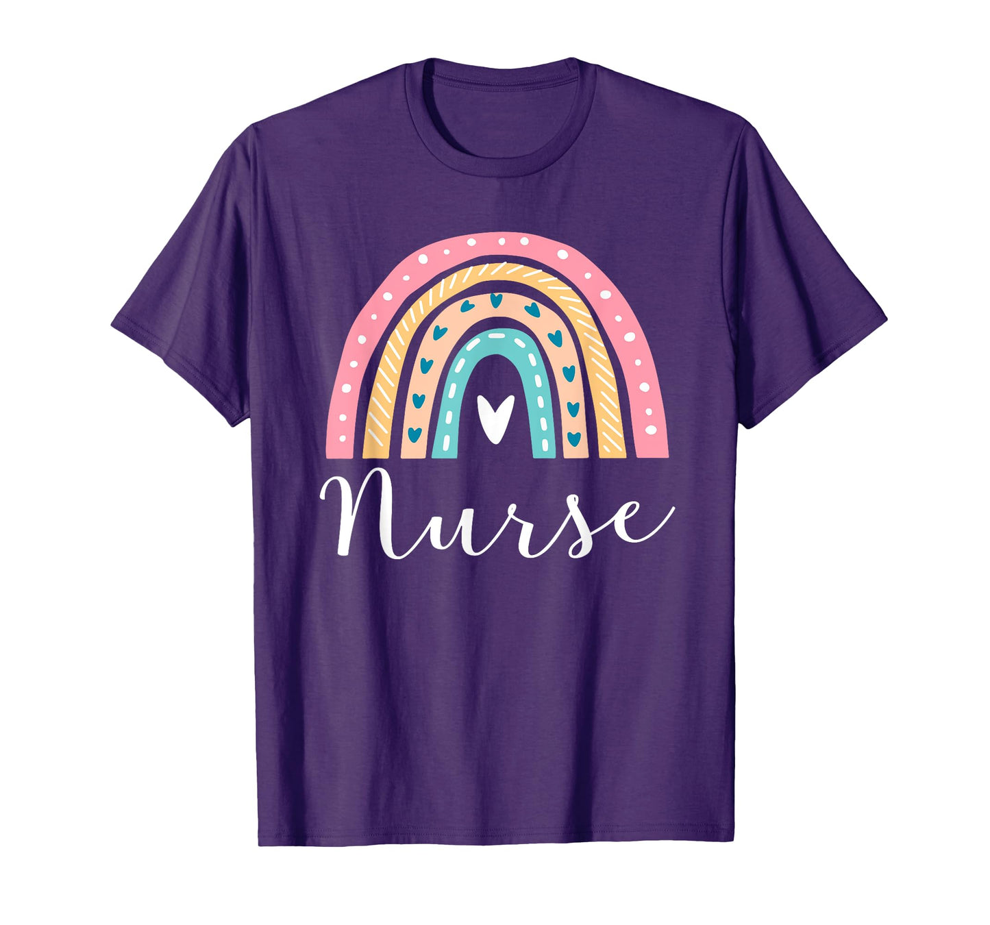 Funny Nurse Rainbow Gifts Nursing T-Shirt