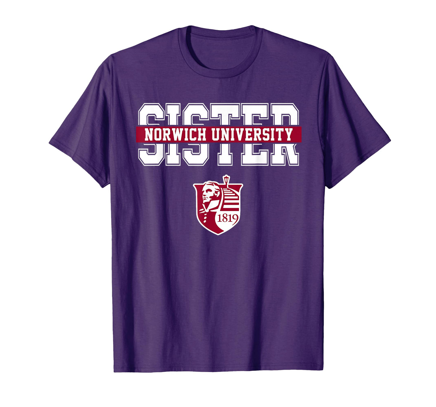 Norwich University Sister Vintage Design Sister Women Girls T-Shirt
