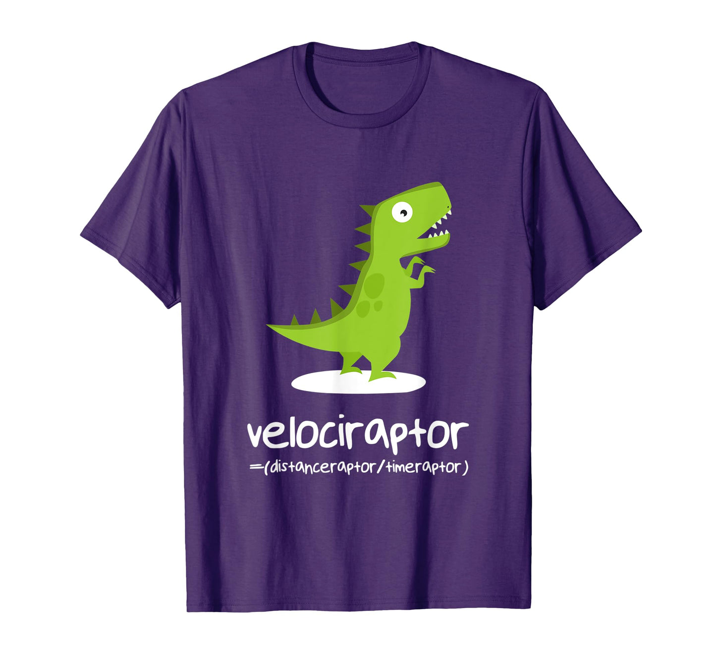 Math Shirt Funny Dinosaur Velociraptor Algebra Equation T-Shirt