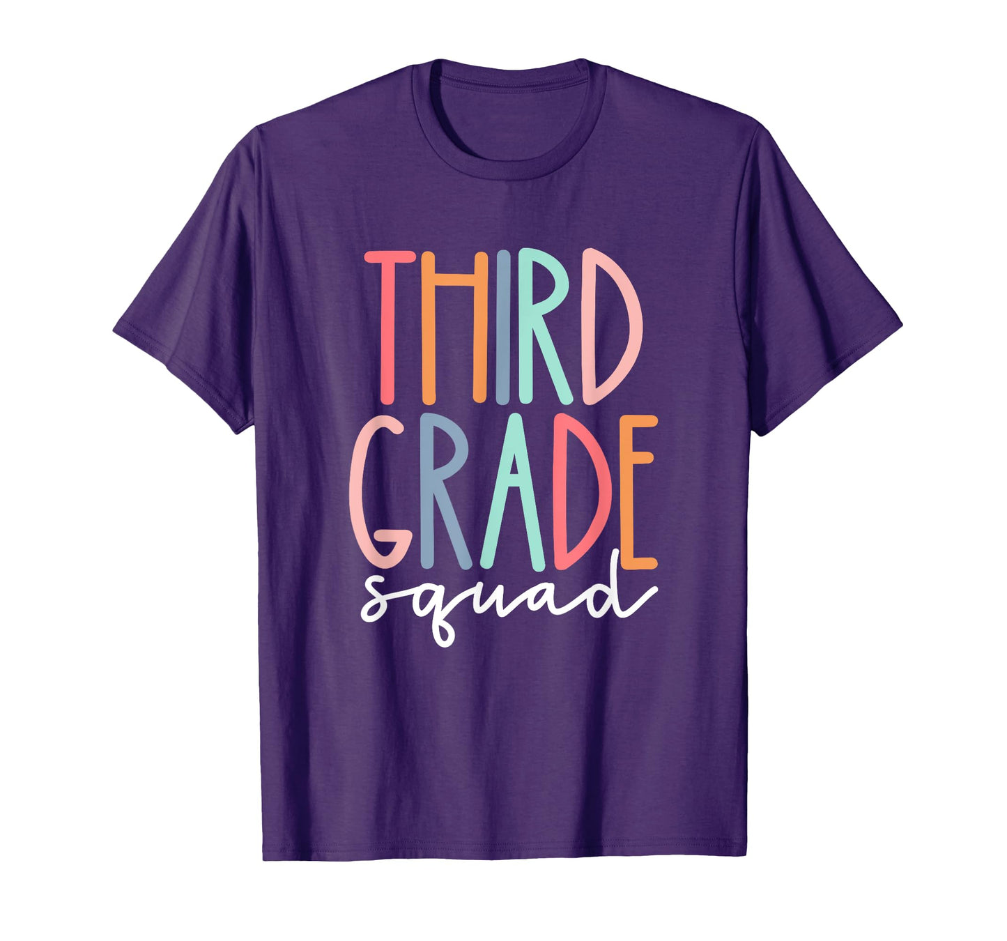 Third Grade Squad 3rd Grade Teacher Crew Back To School Team T-Shirt