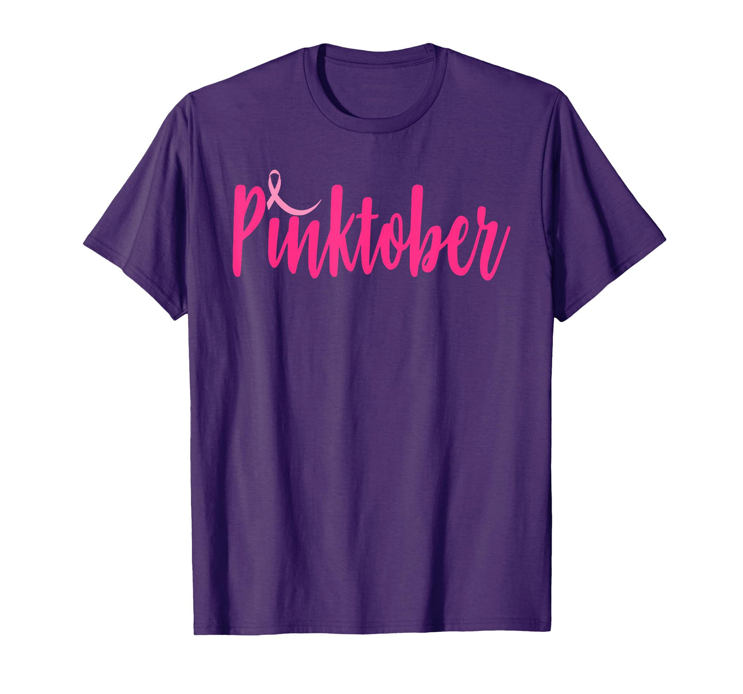 Womens Pinktober Breast Cancer Awareness Cure inspire ladies T-Shirt