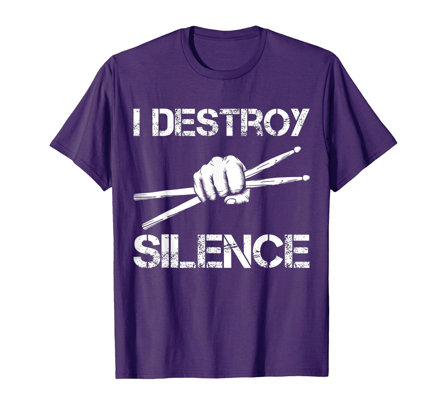 Drummer Art Drumsticks Men Women Drum Set Drumming Lovers T-Shirt