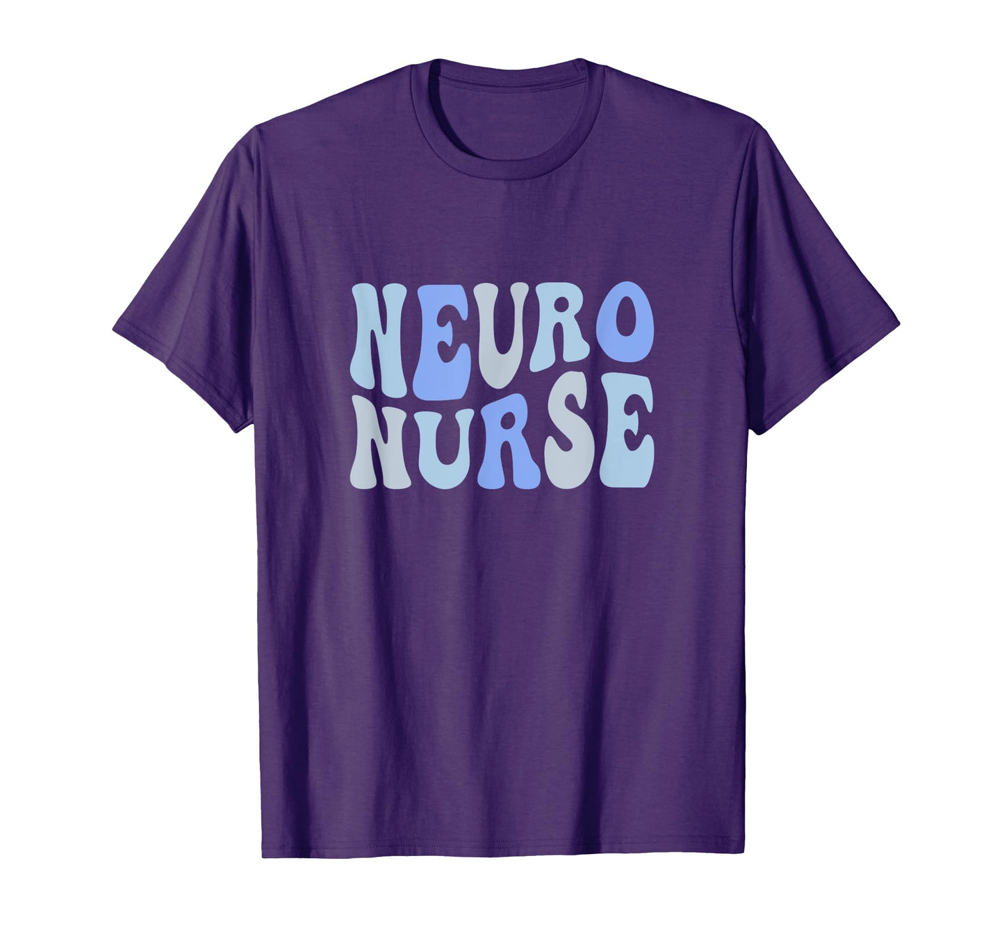 Groovy Neuro Trauma Icu Nurse Neurology Nurse Neuroscience T-Shirt