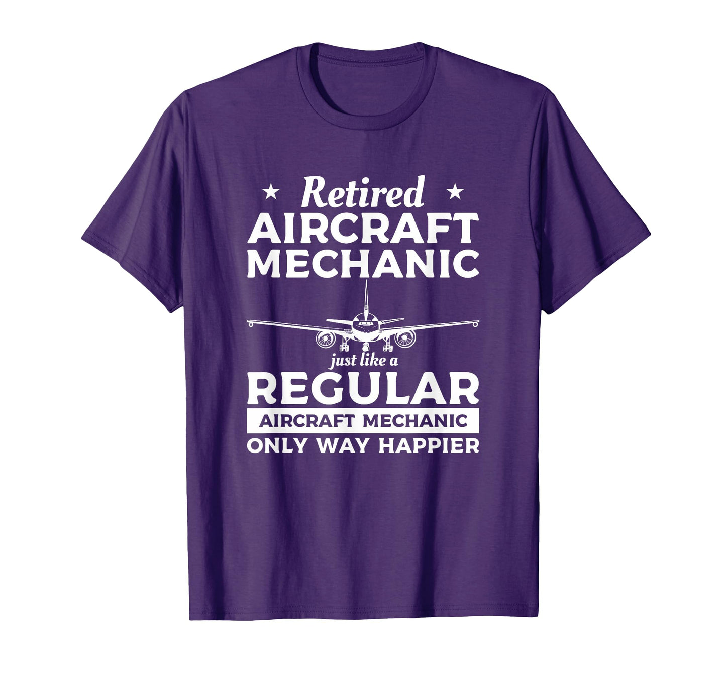Retired Aircraft Mechanic Airplane Mechanics Retirement T-Shirt