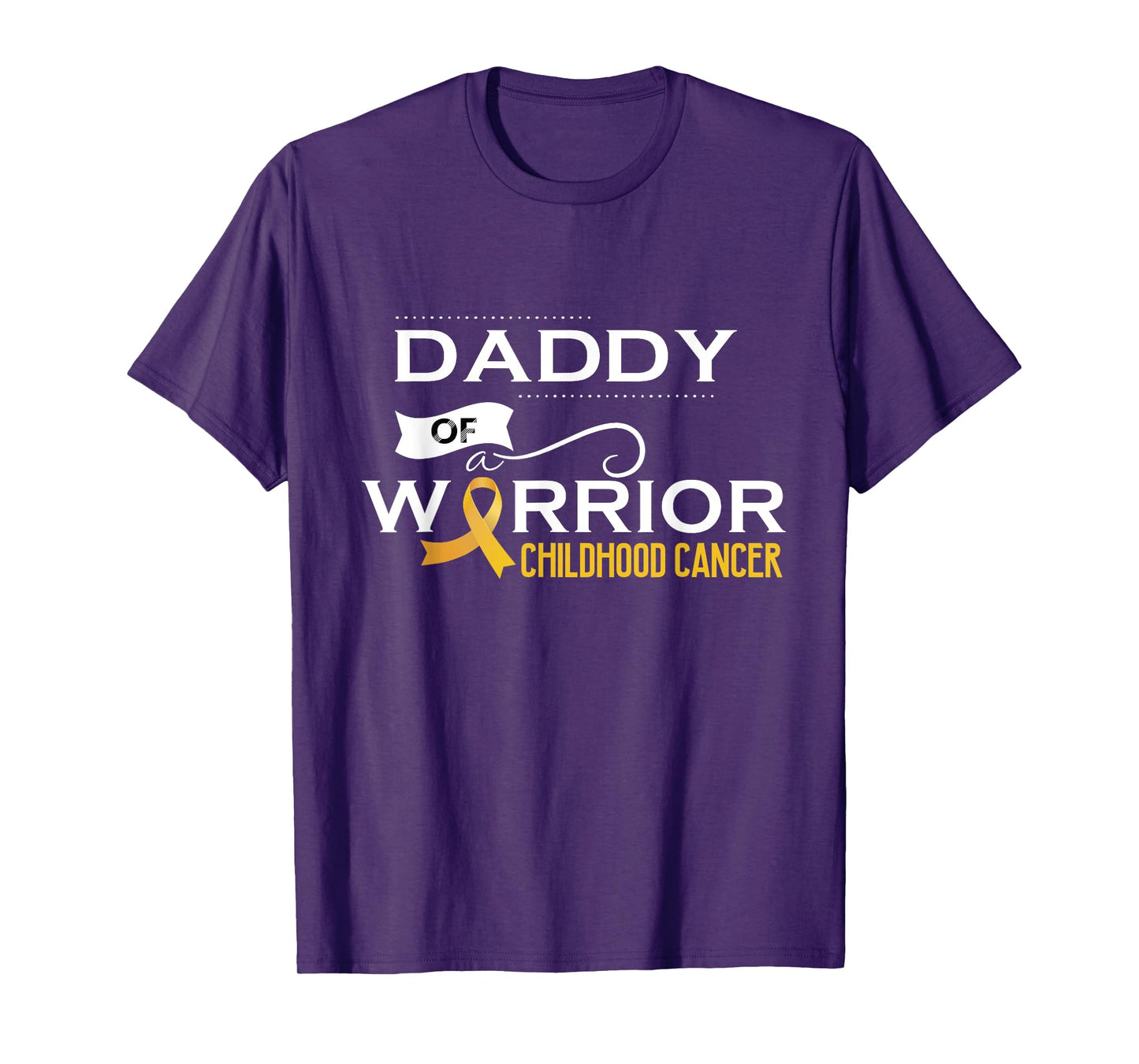 Childhood cancer awareness Daddy of a warrior T-Shirt