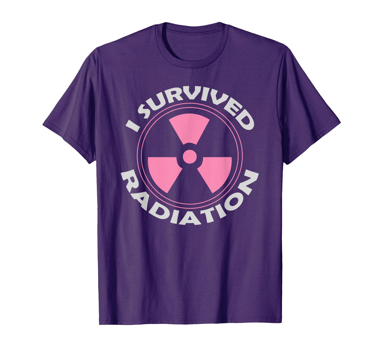 Funny Caution Cancer Awareness I Survived Radiation Gift T-Shirt