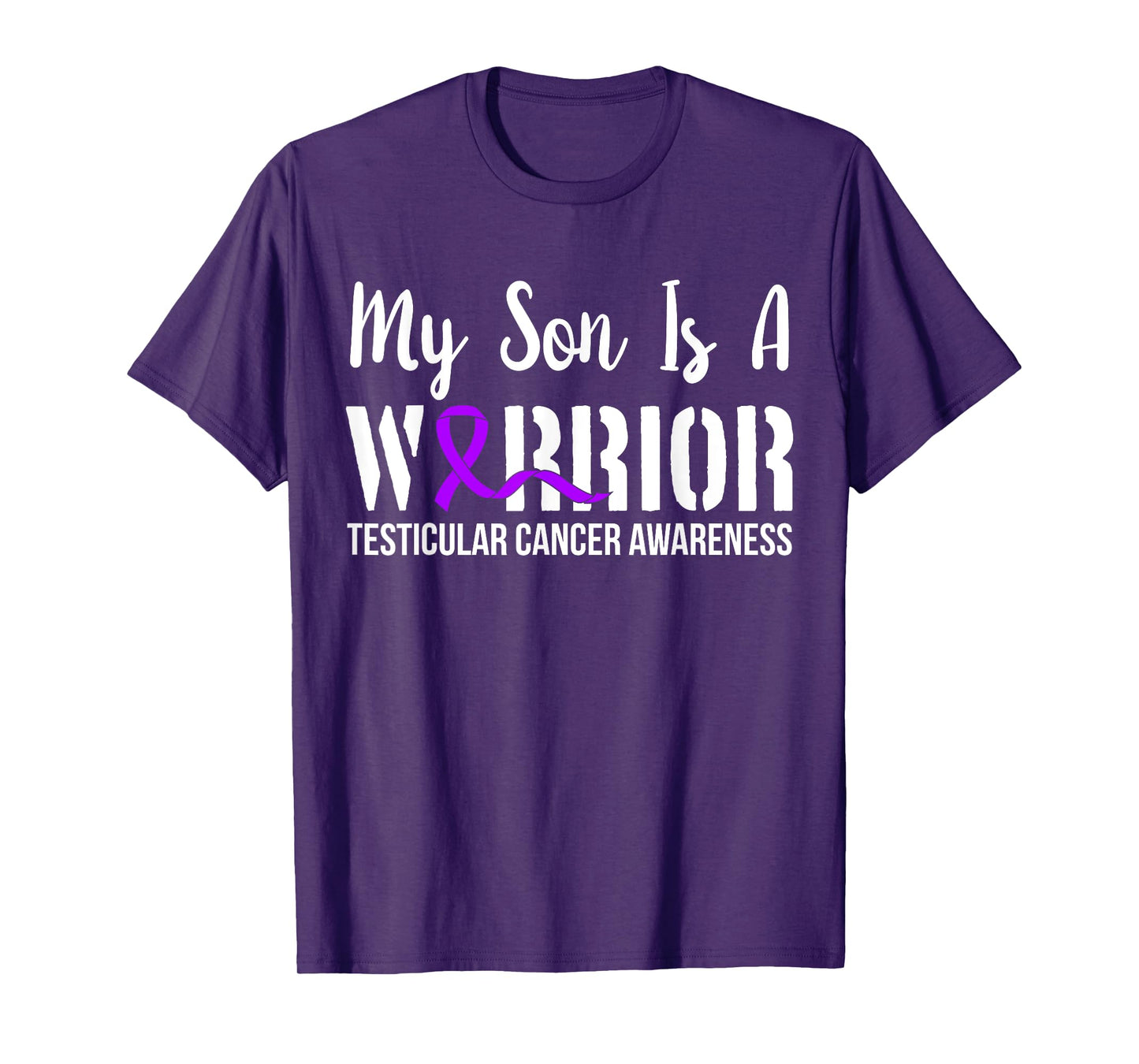 Testicular Cancer Shirt Gifts Awareness Ribbon Survivor T-Shirt