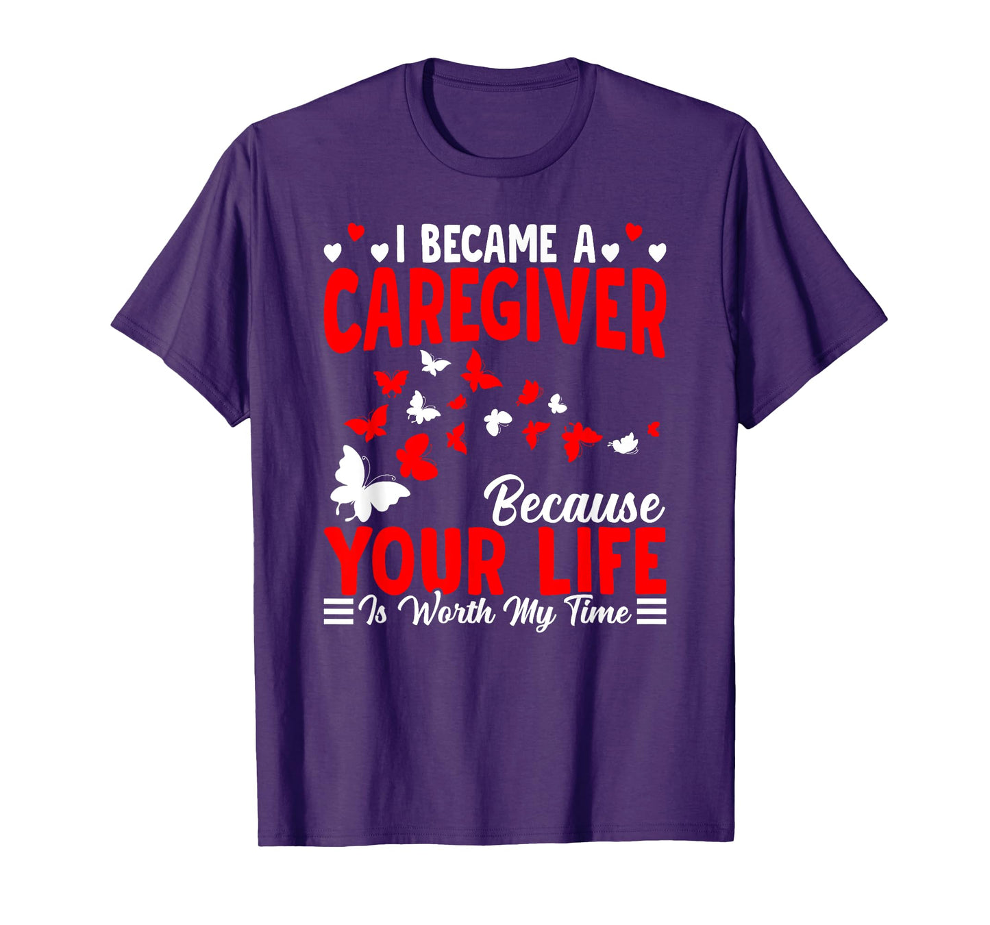 I Became A Caregiver Caregiving Nursing Caretaker Nurse T-Shirt