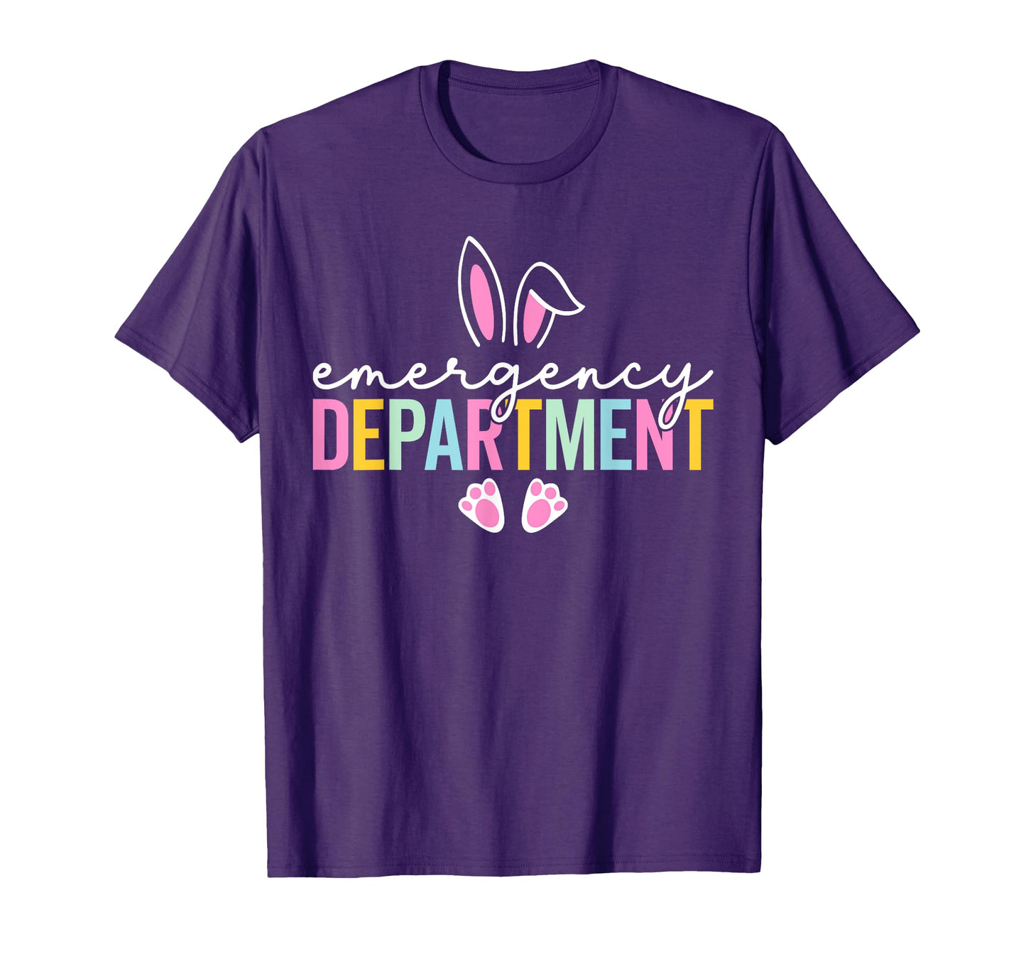 Emergency Department Bunny Emergency Room ER Nurse Easter T-Shirt