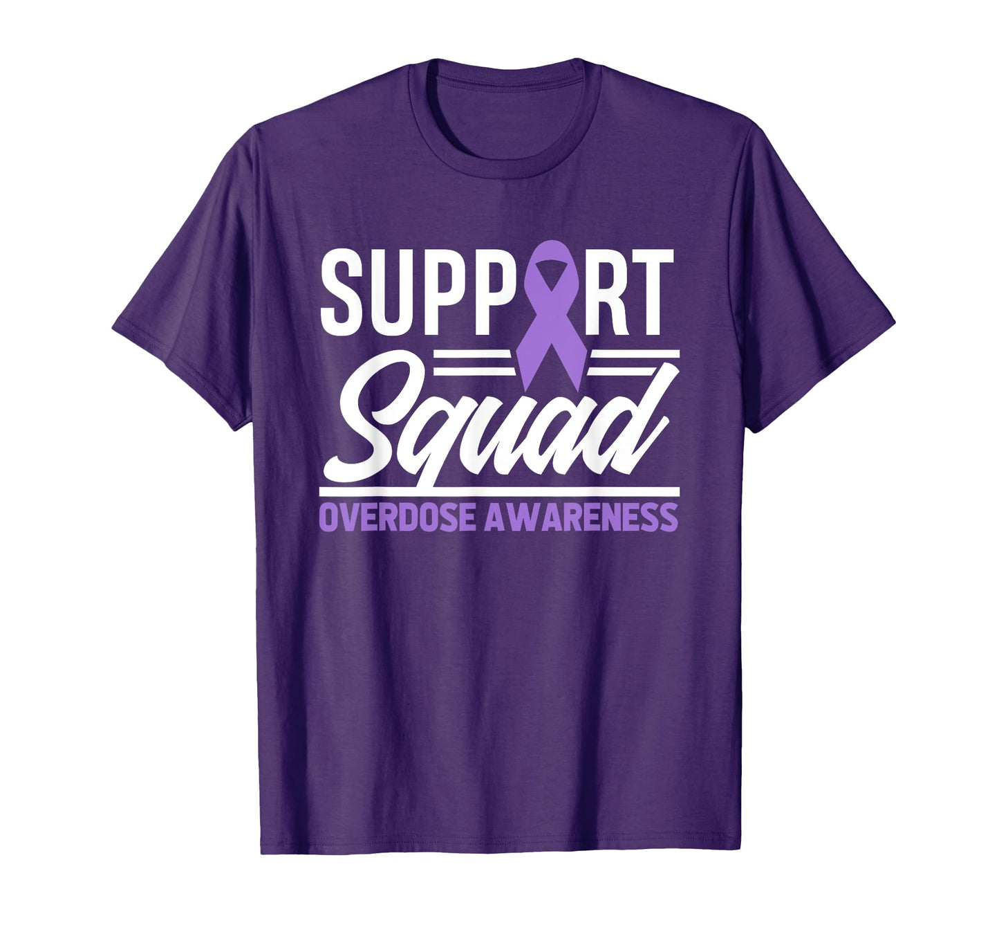 End Overdose Support Squad Overdose Awareness T-Shirt