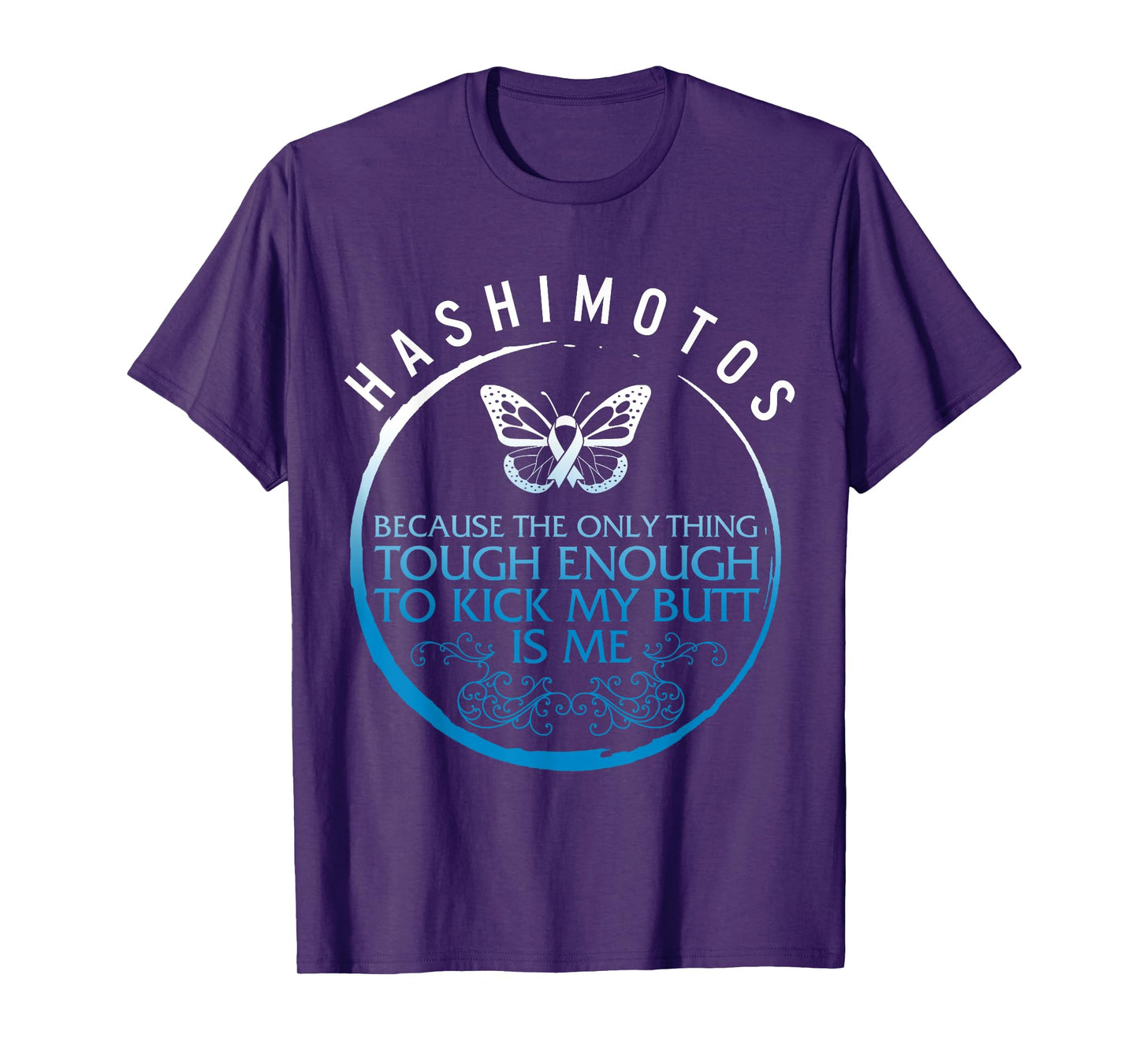 Hashimoto's Disease Awareness Tough Thyroid Disease Warrior T-Shirt