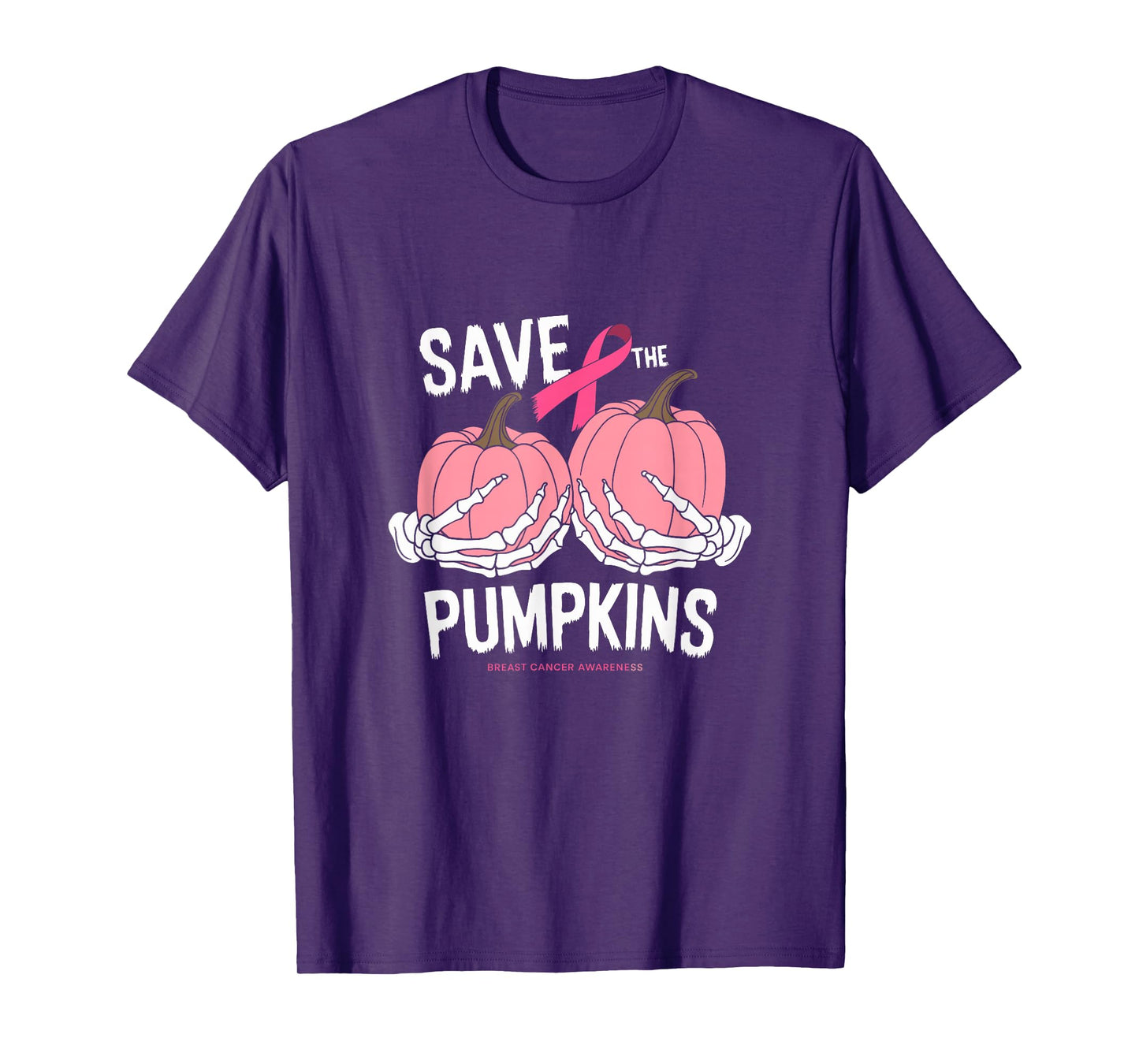 Save The Pumpkins Breast Cancer T-Shirt
