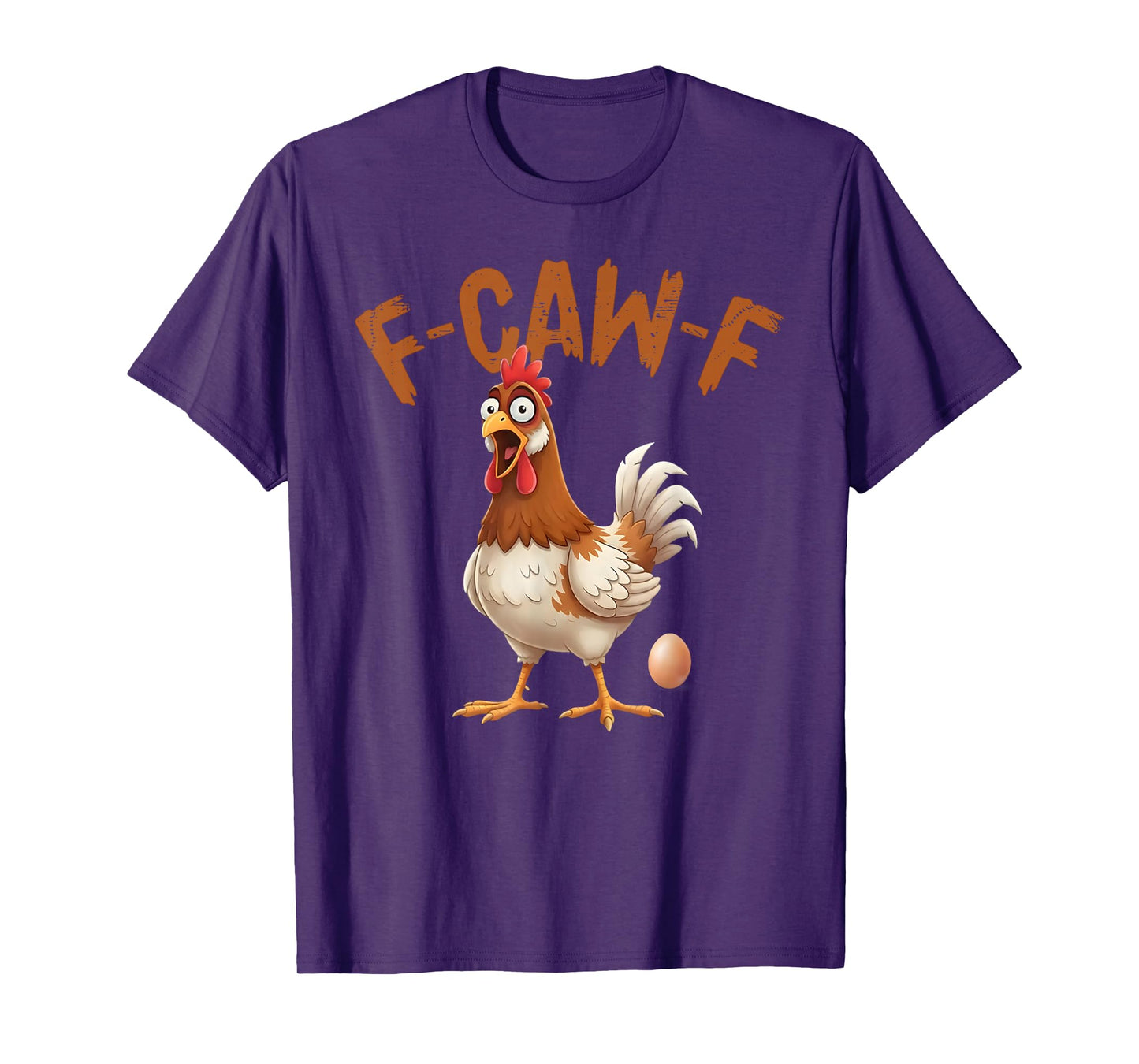 Funny Chicken F-CAW-F Humor FCAWF Chicken Halloween Pregnant T-Shirt