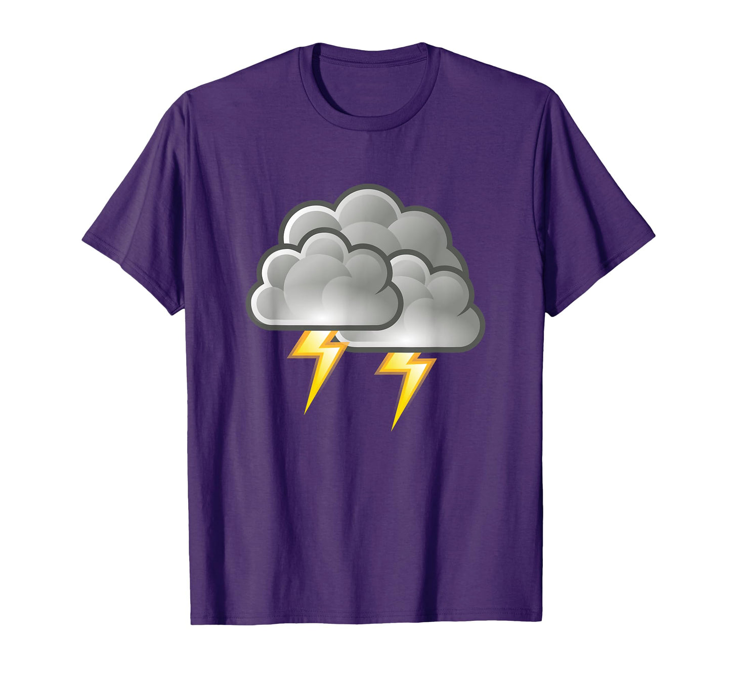Clouds With Lightning Halloween Costume Funny Halloween T-Shirt