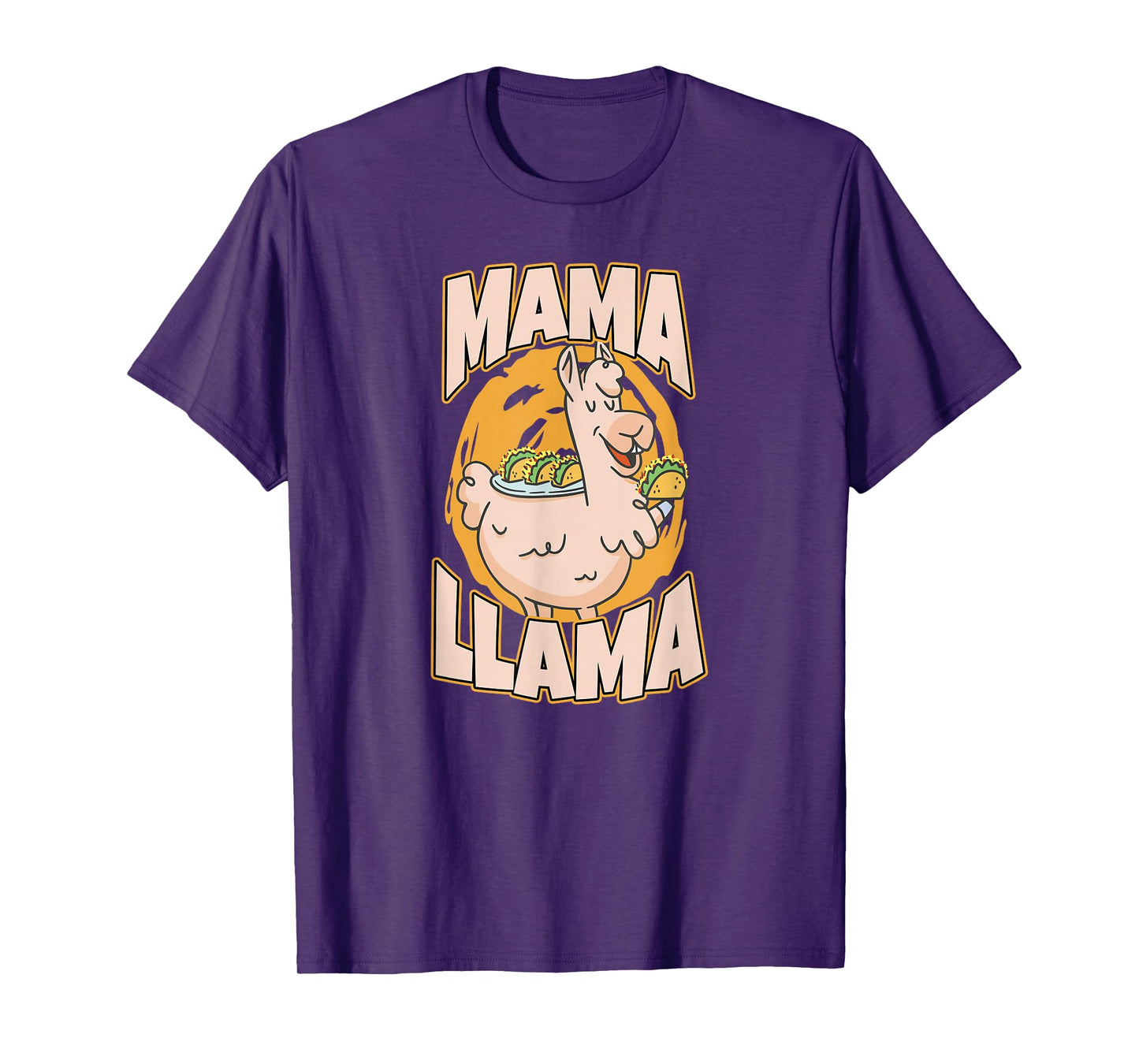 Mama Llama Tacos Alpaca Animal Lama Glama T-Shirt