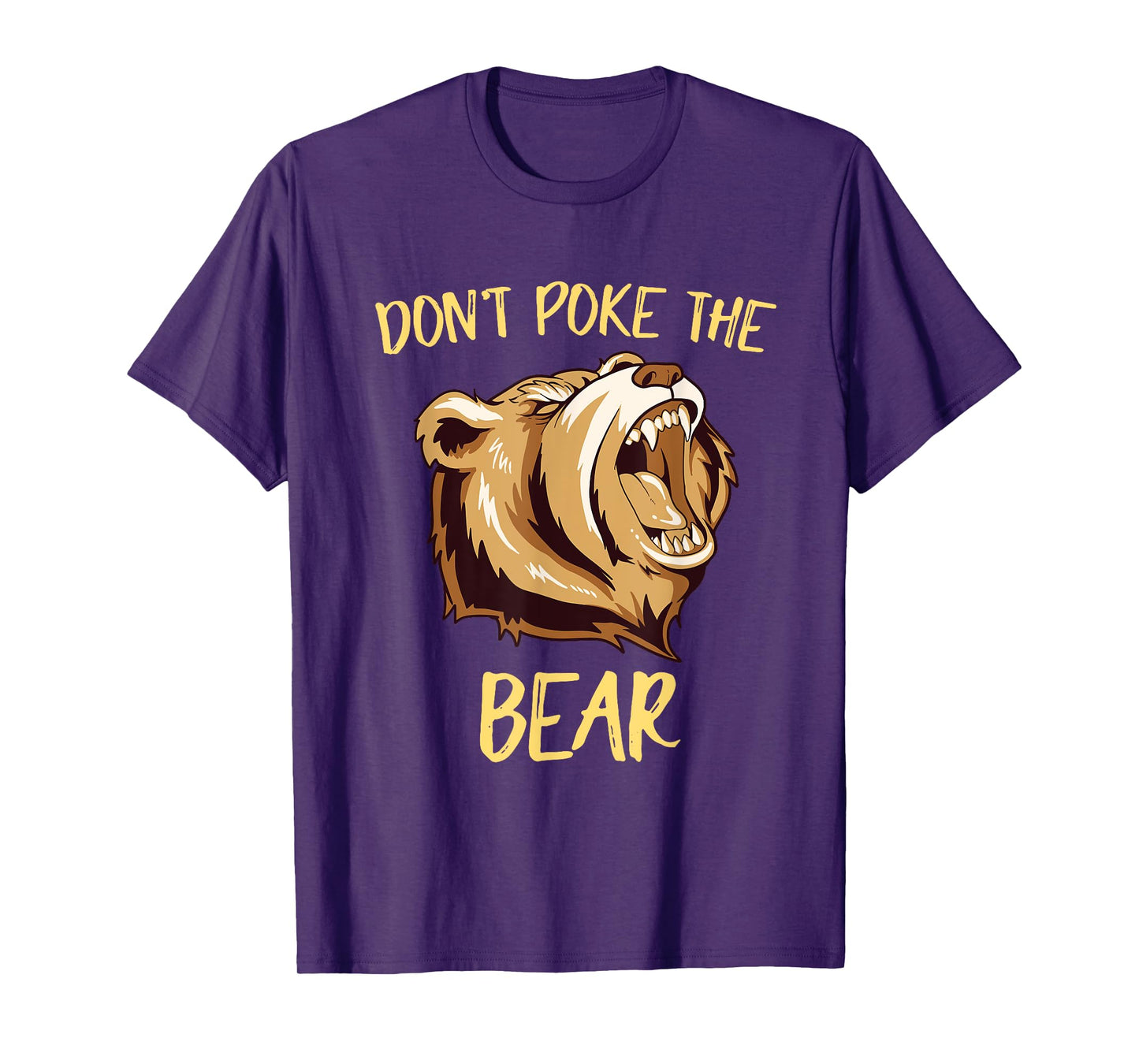 Funny Bear T-Shirt Don't Poke The Bear Shirt Outdoor Tee T-Shirt