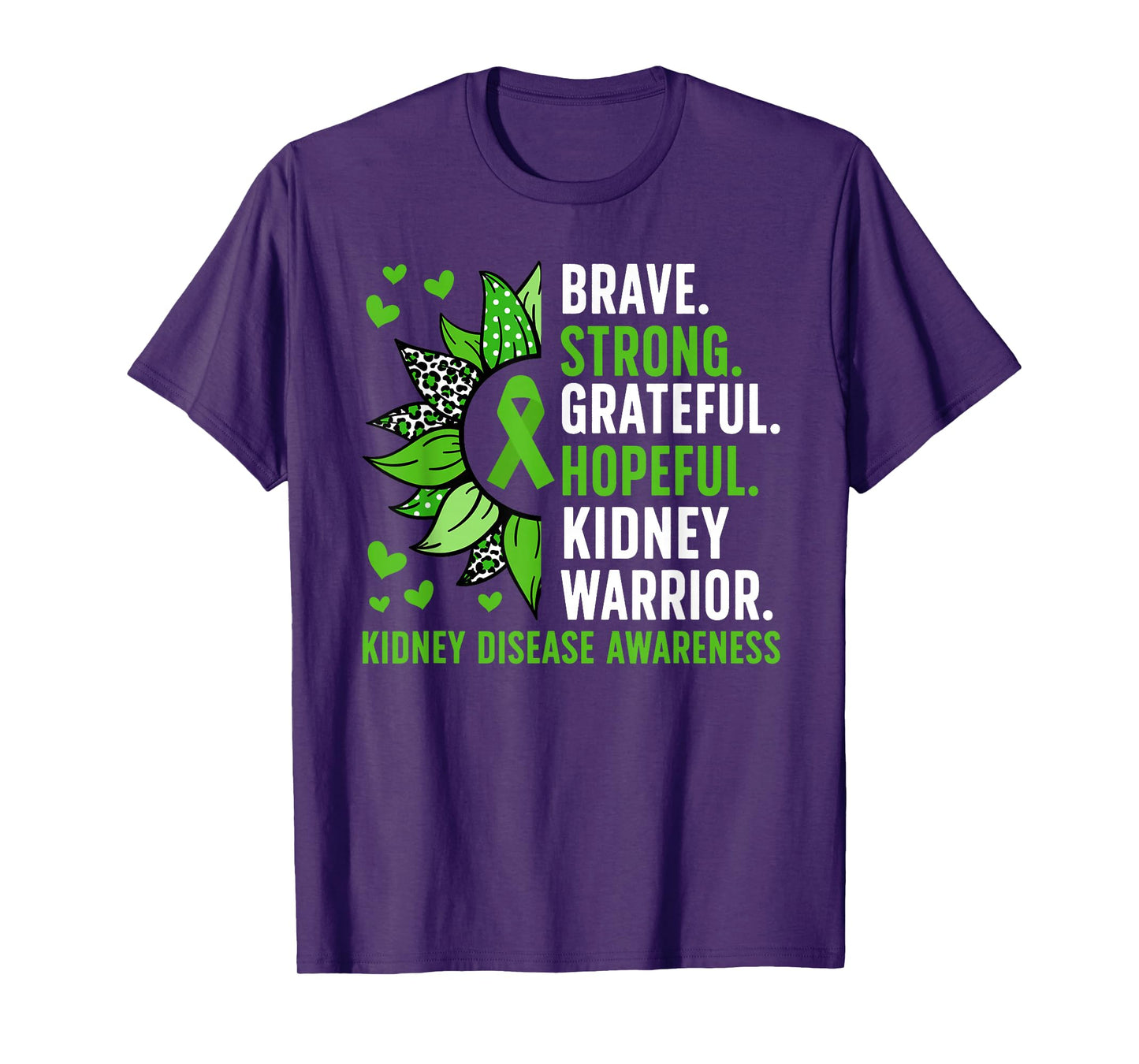 Kidney Disease Warrior Kidney Disease Awareness Month T-Shirt