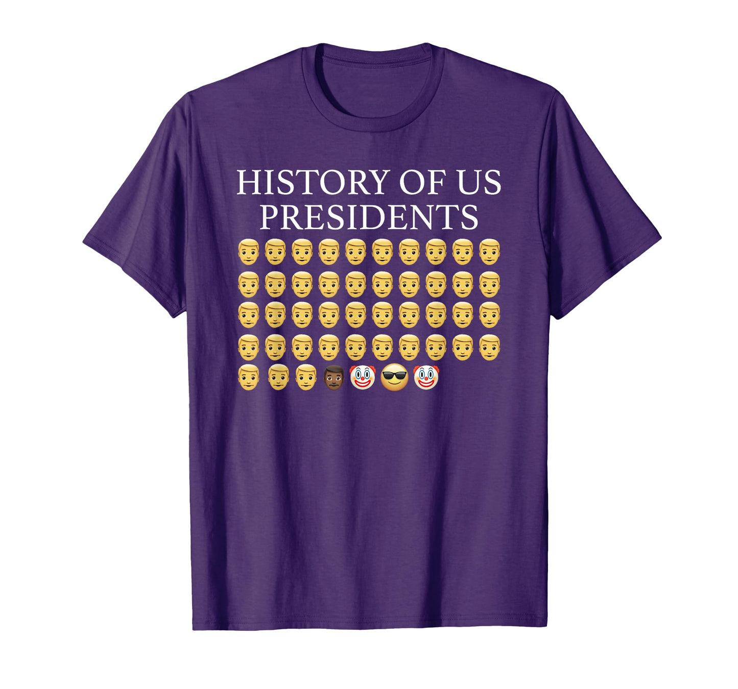 Funny Women Men Outfits Funny History of U.S. Presidents T-Shirt