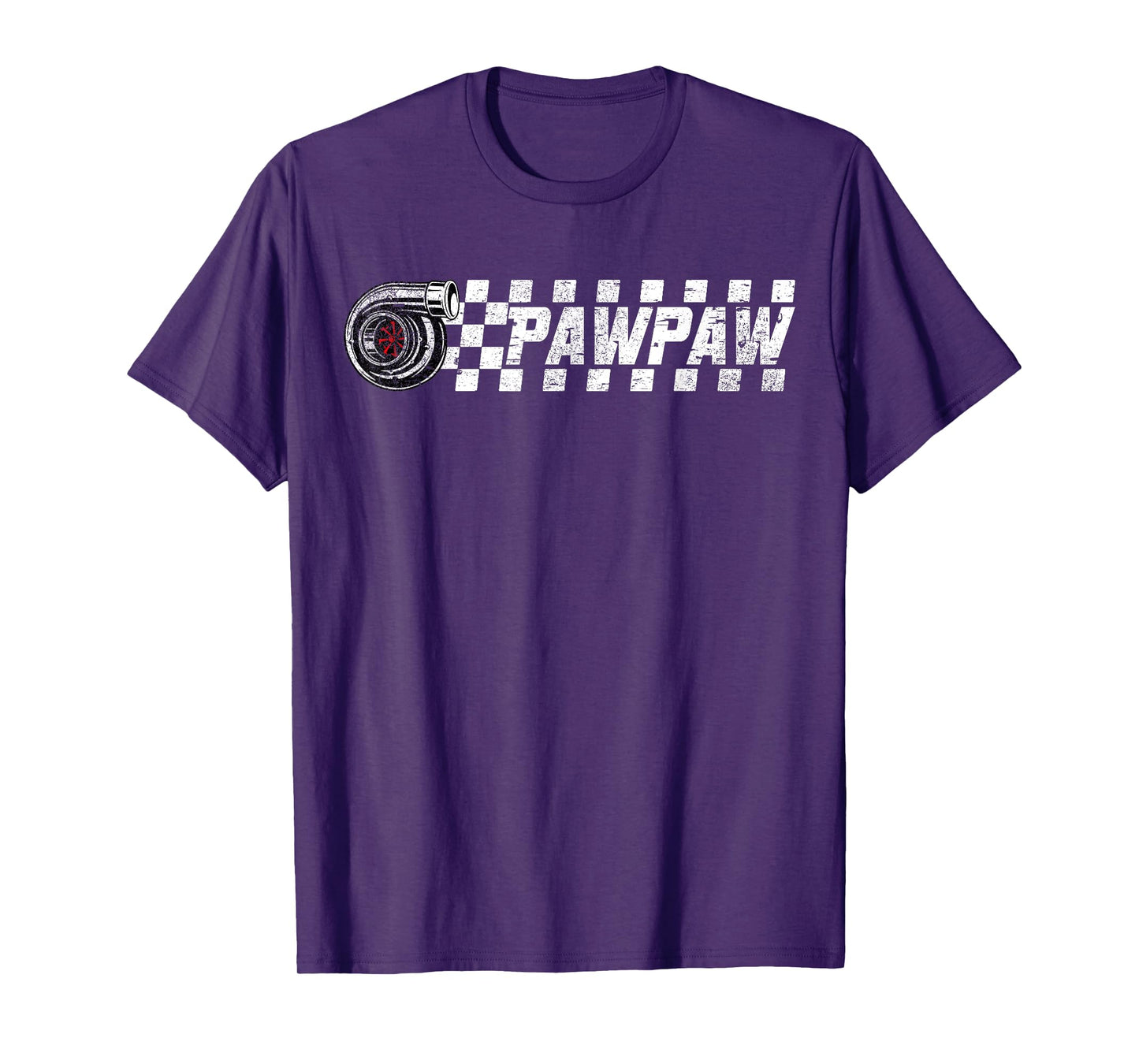 Birthday Party Matching Family Pit Crew Race Car Pawpaw T-Shirt
