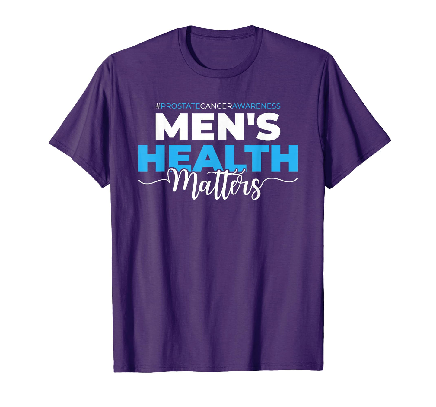 Prostate Cancer Awareness Month - Light Blue Ribbon for Men T-Shirt