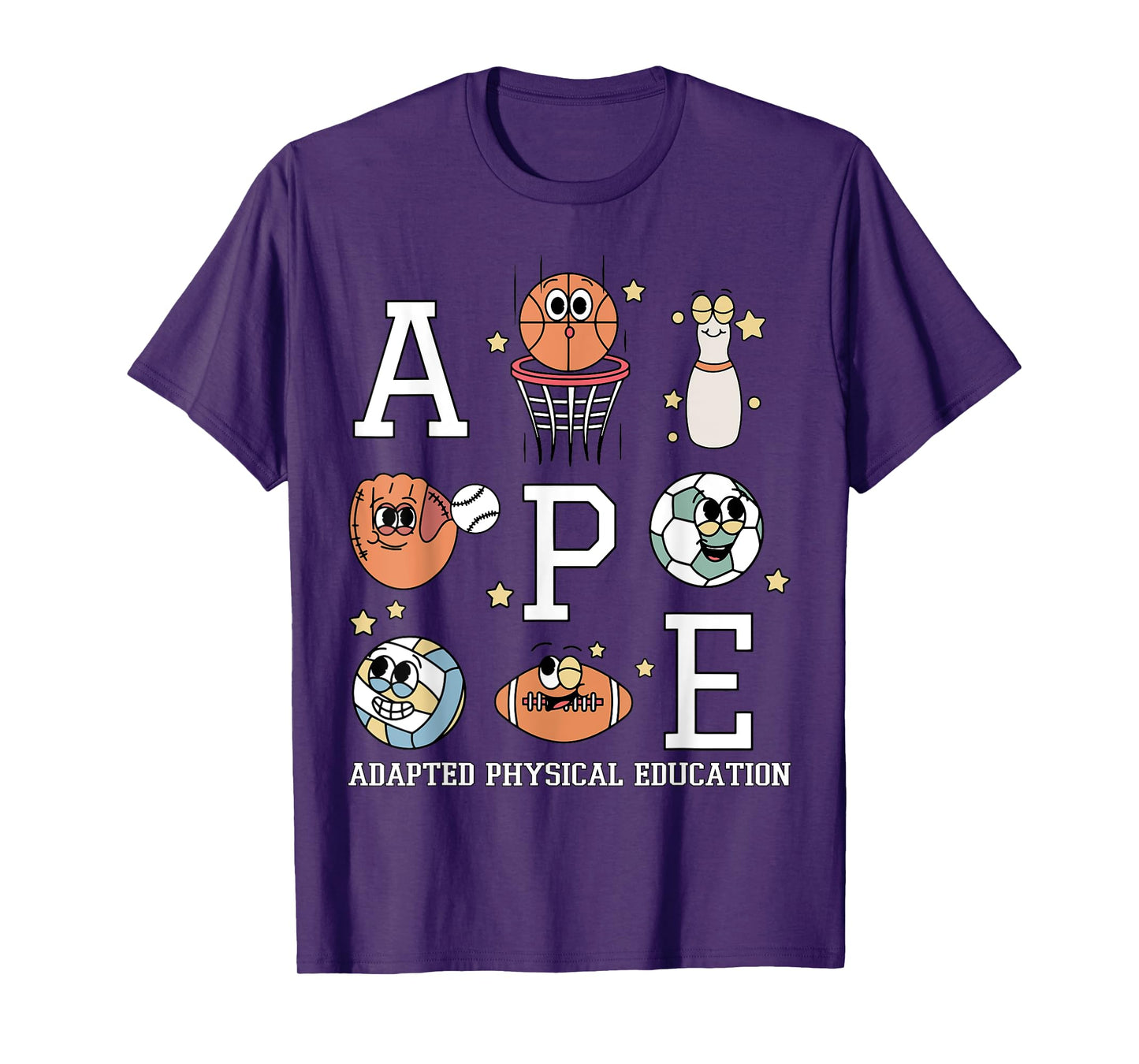 APE Teacher Adapted Physical Education Sports PE Teacher T-Shirt