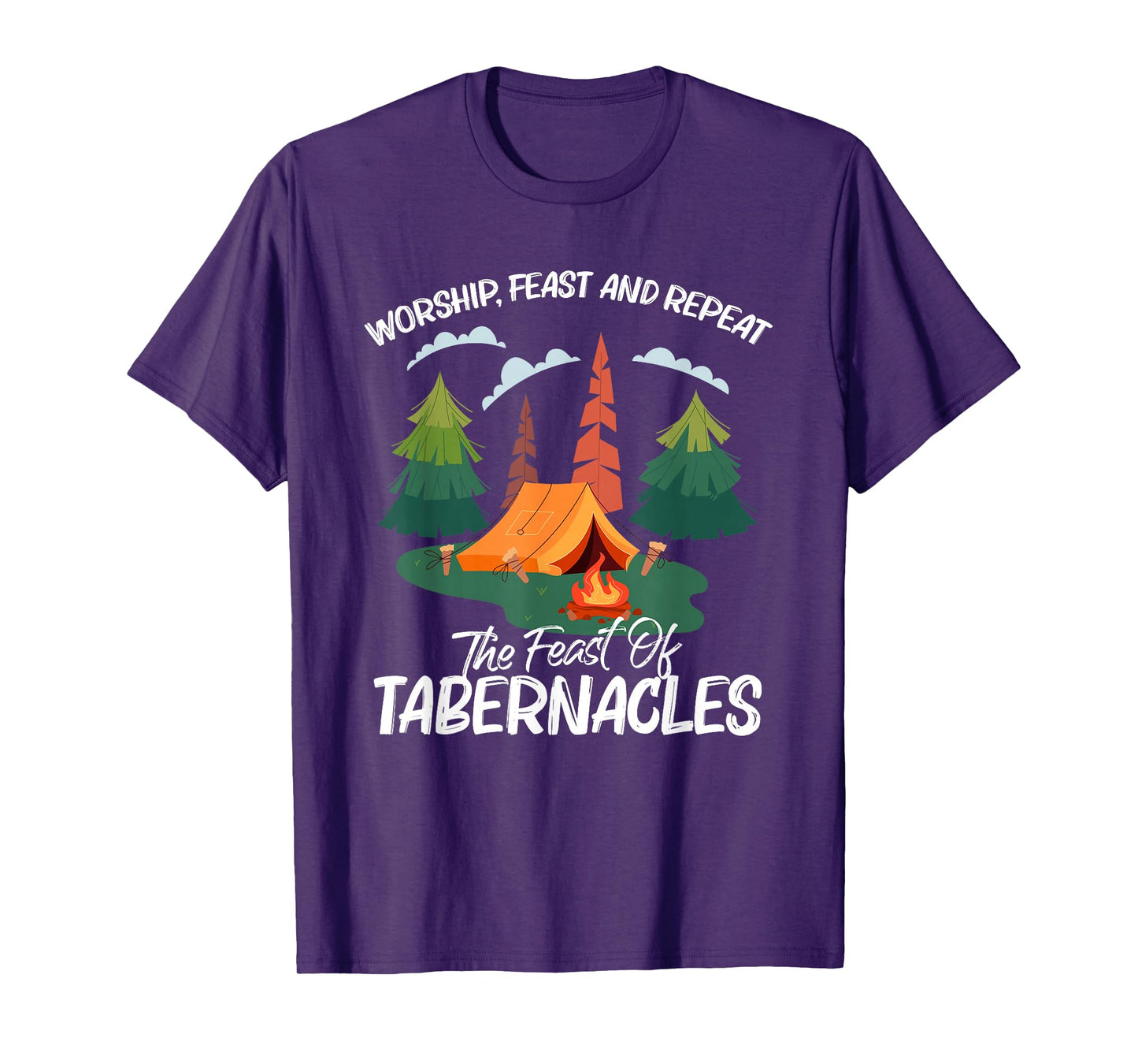 Worship Feast Repeat Feast Of Tabernacles Hebrew Israelite T-Shirt