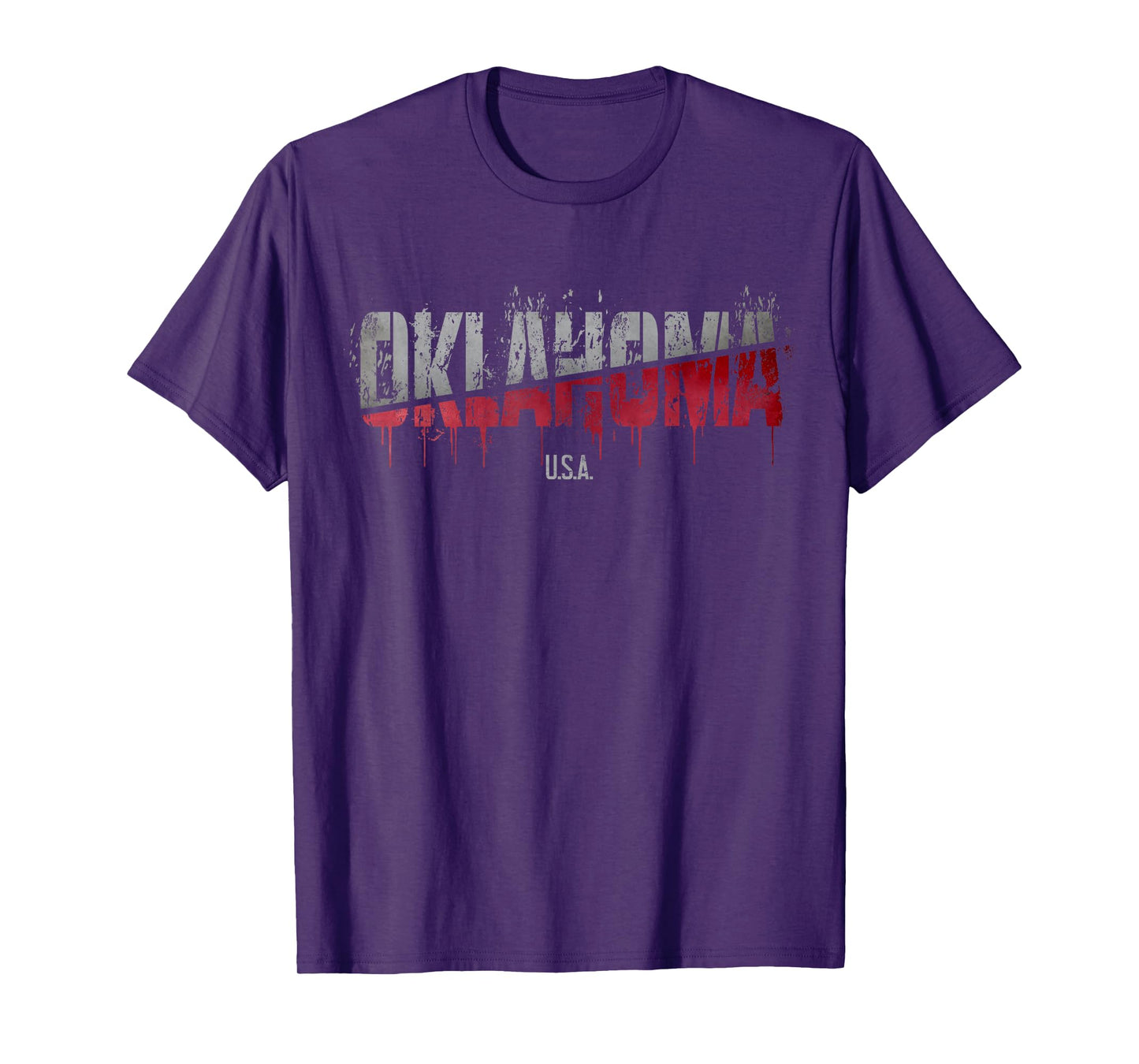Distressed Oklahoma USA T-Shirt