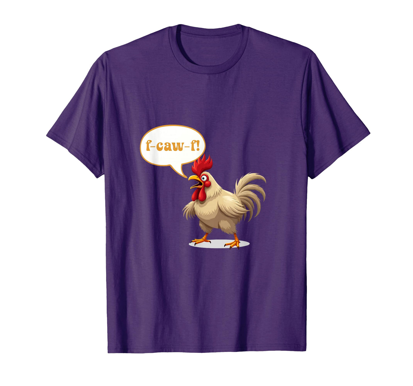 F Bomb Rooser Squawking F-caw-F, Funny T-Shirt