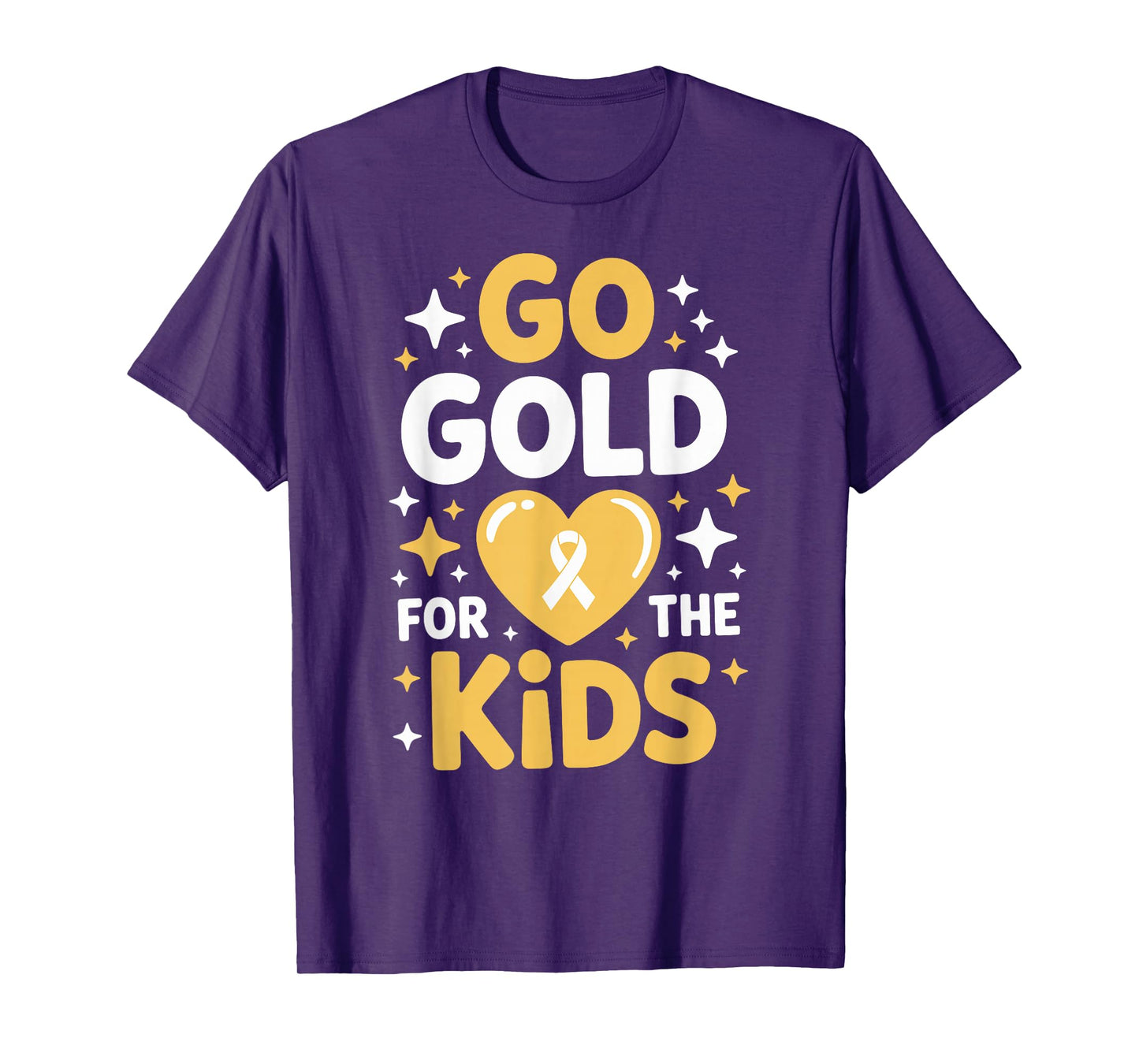 Go Gold for The Kids Childhood Cancer Awareness T-Shirt