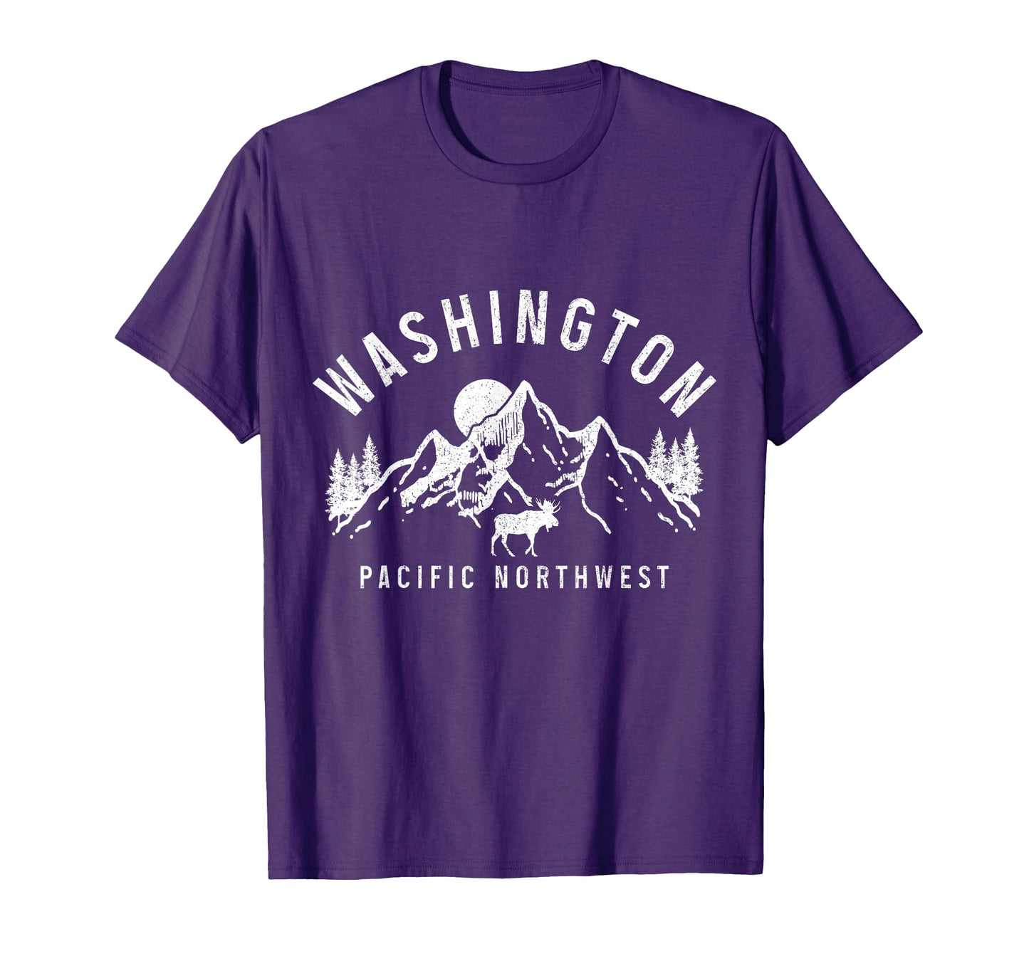 Washington PNW Moose Pacific Northwest Souvenir Pride T-Shirt