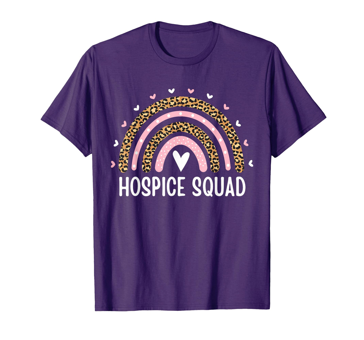 Hospice Squad Nurse Aide Nursing Rainbow Hospice Care Group T-Shirt