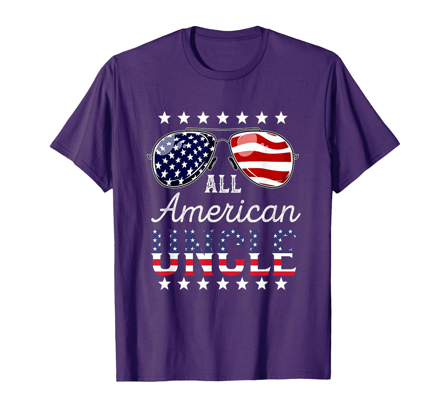 All American Uncle 4th of July Sunglasses Family T-Shirt
